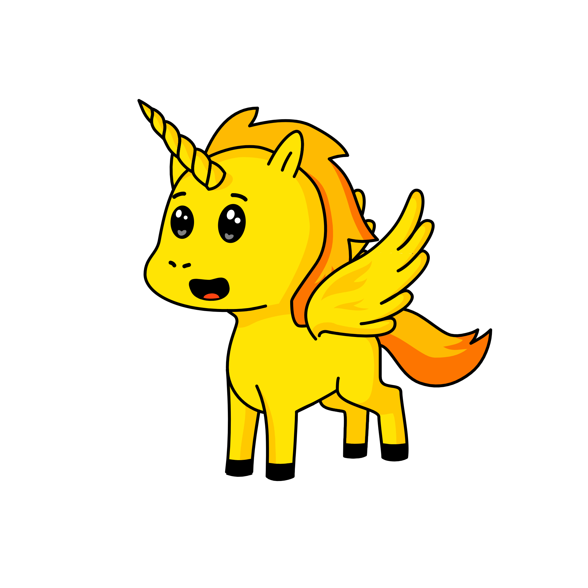 Banana, the unicorn
