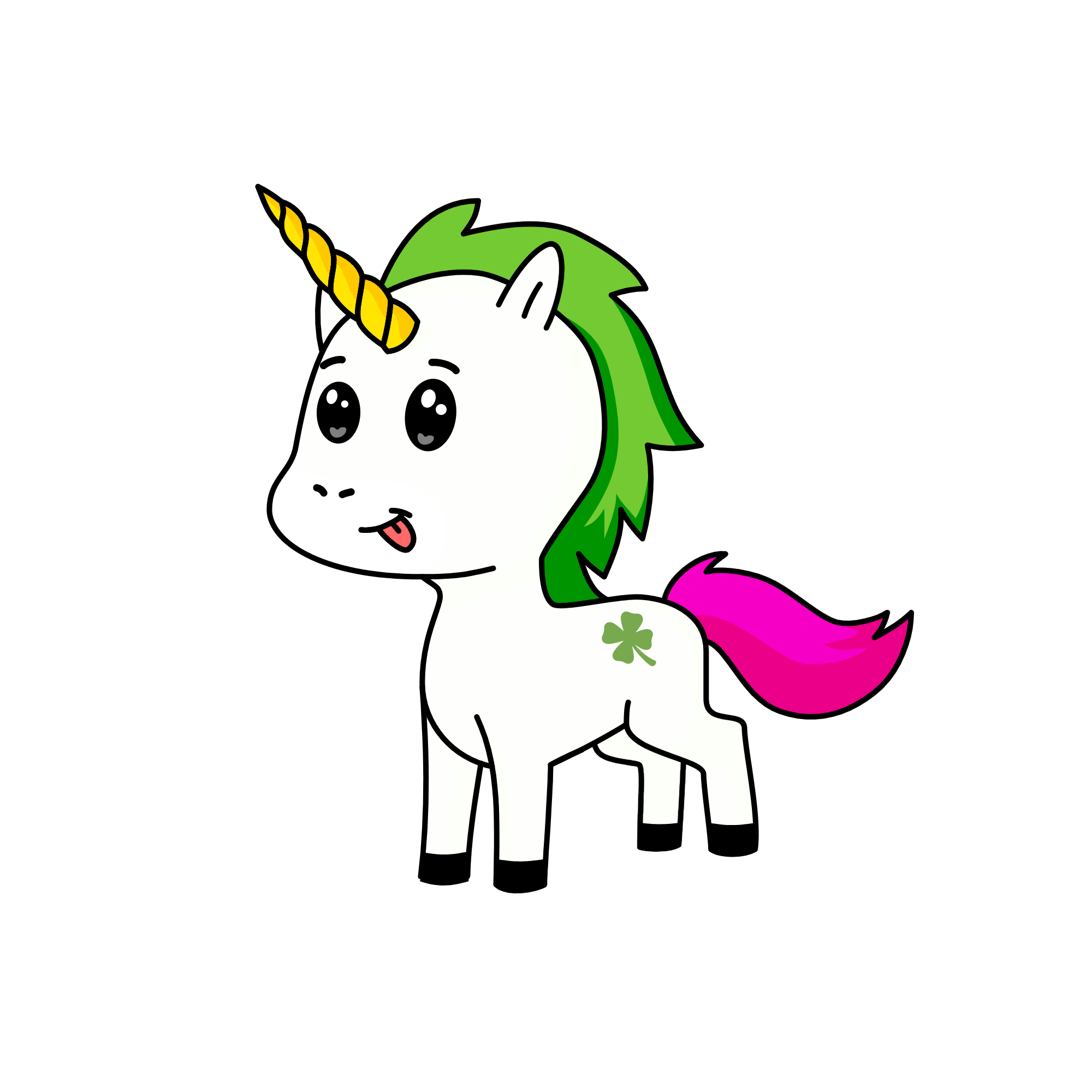 snowy, the unicorn