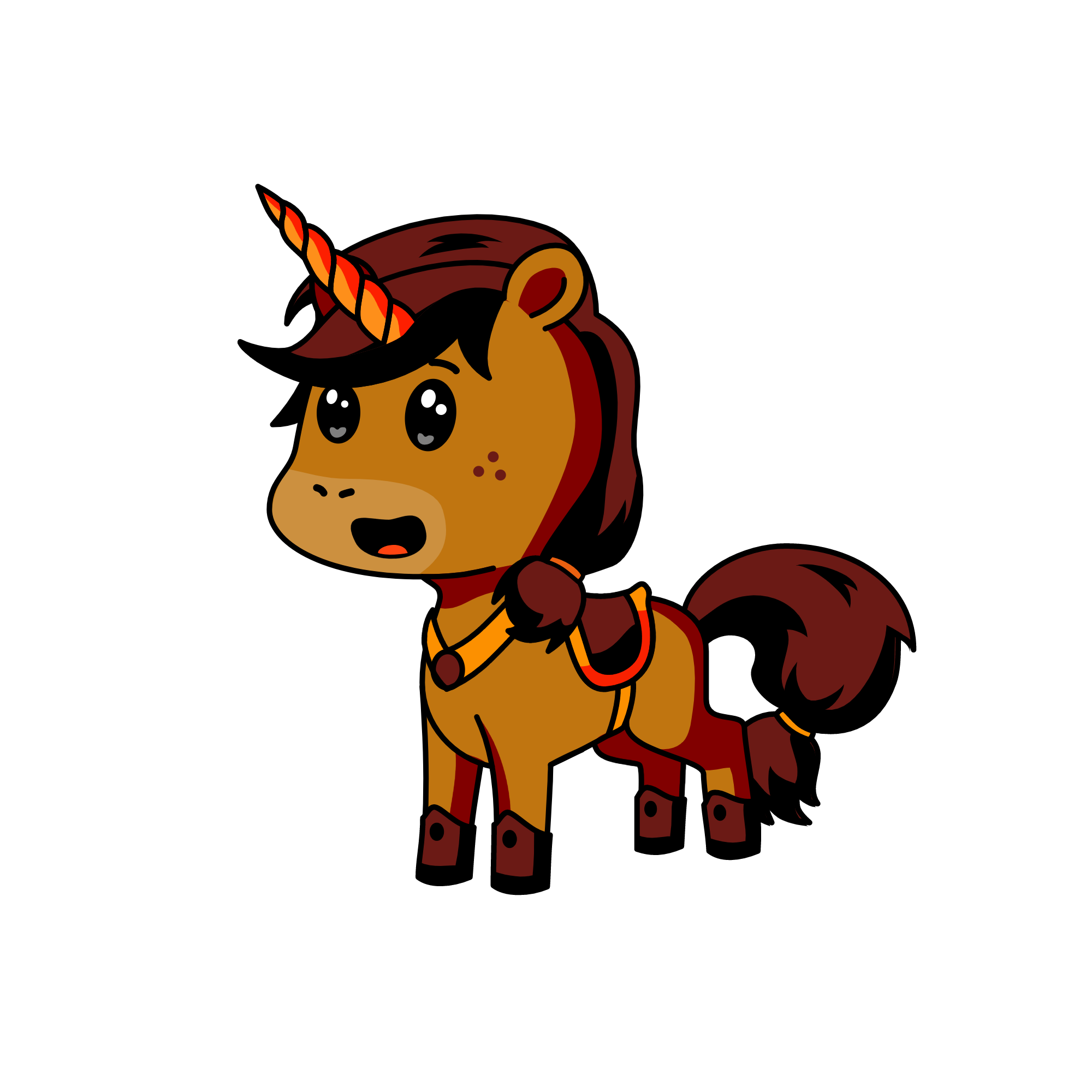 Brownie, the unicorn