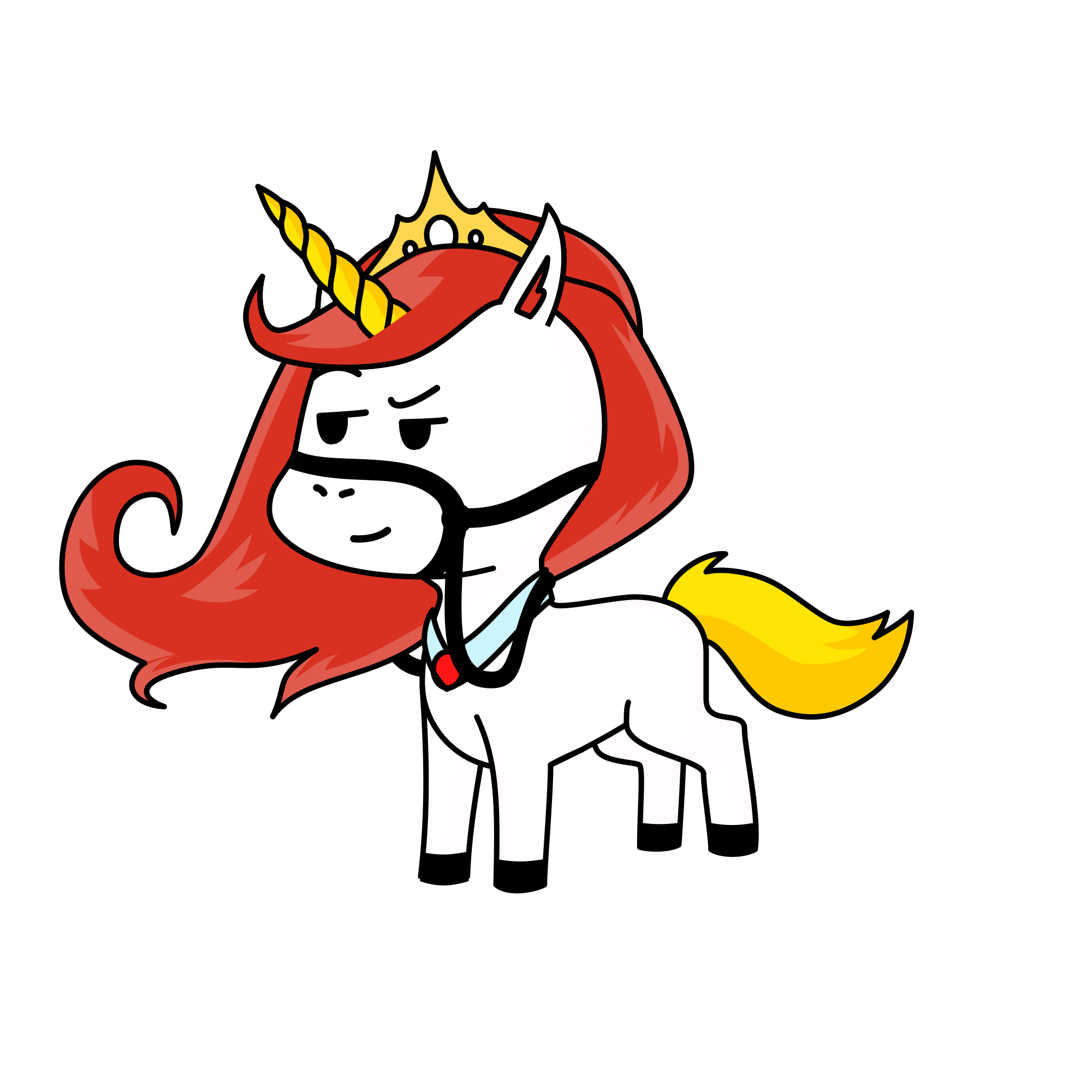 Amber, the unicorn