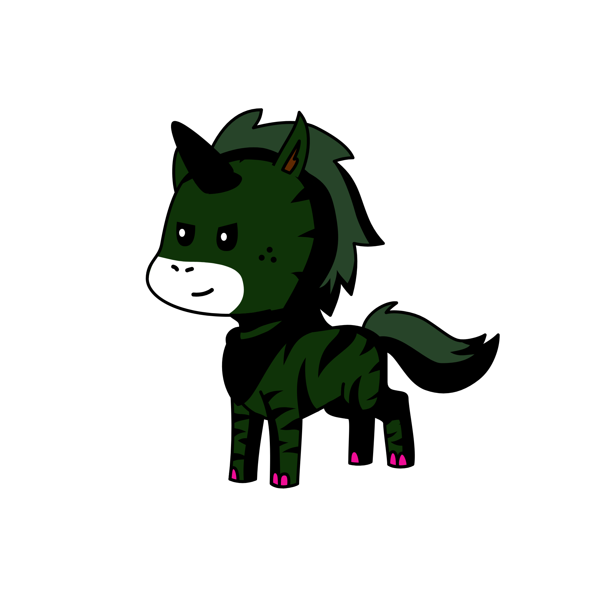 Midnight, the unicorn
