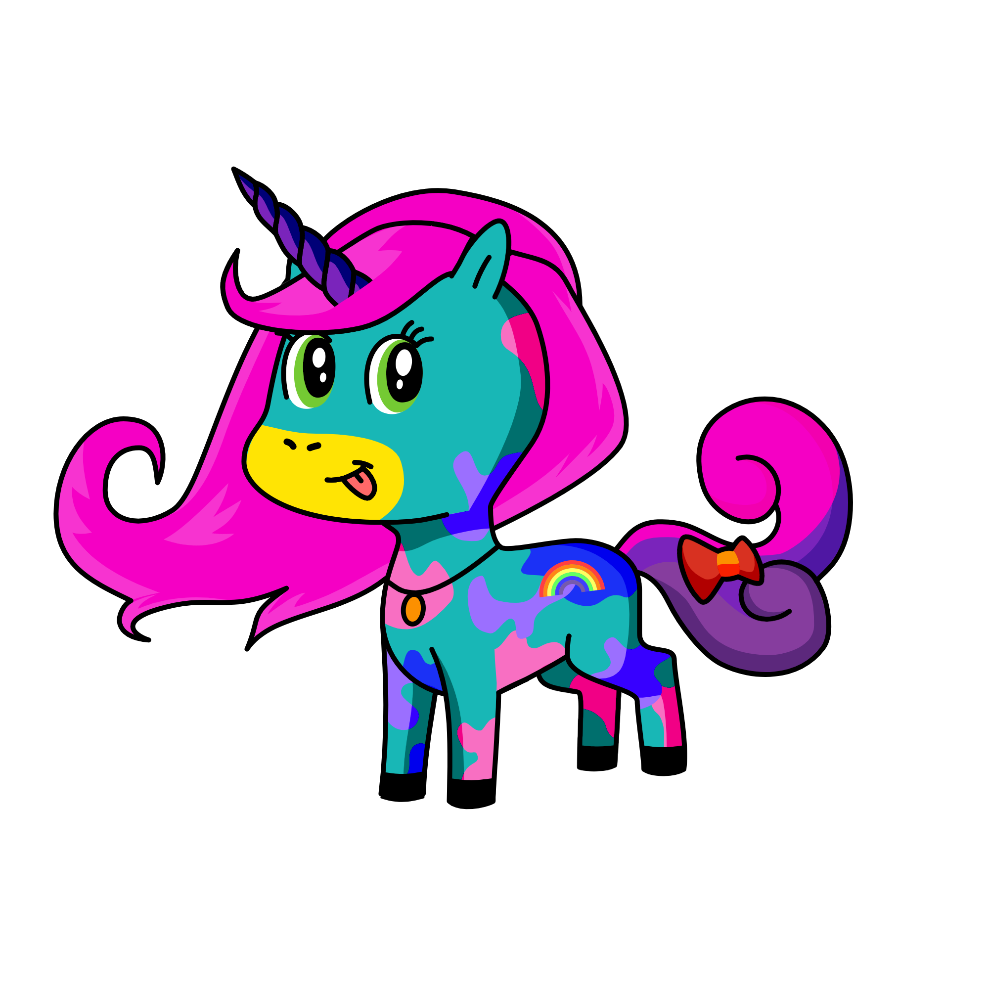 Scarlet, the unicorn