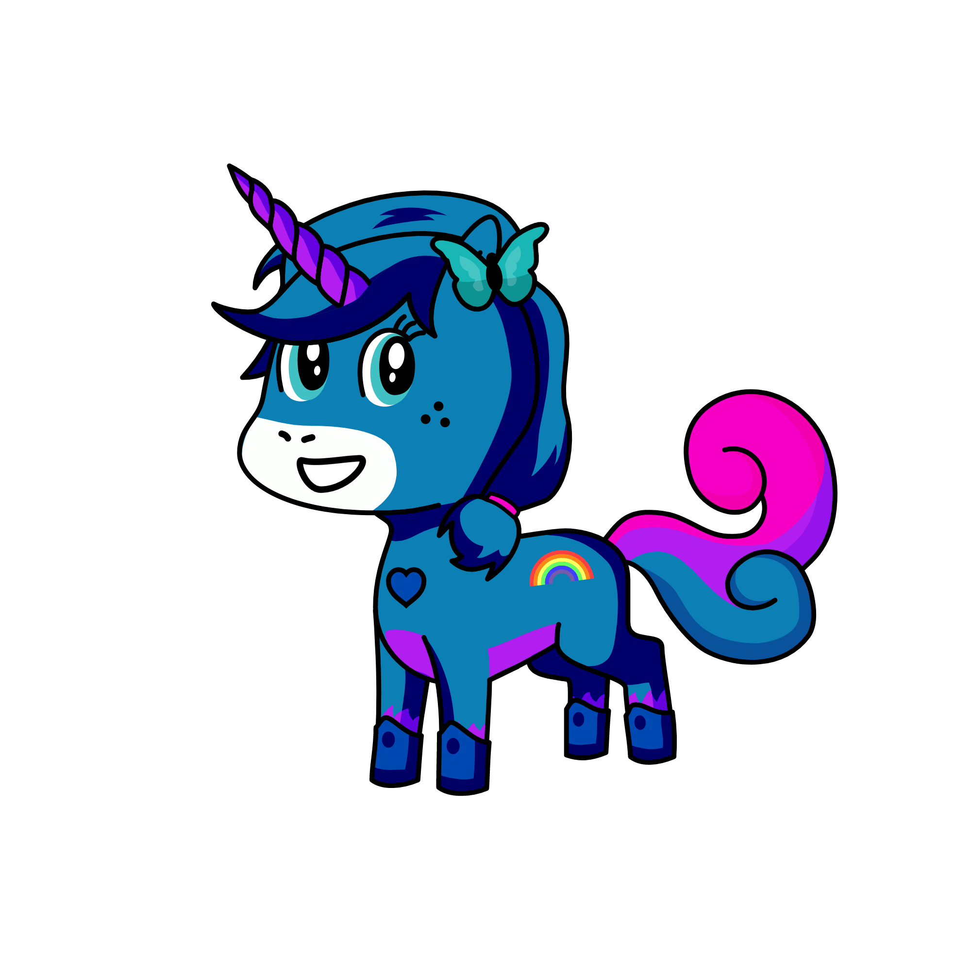 Misty, the unicorn