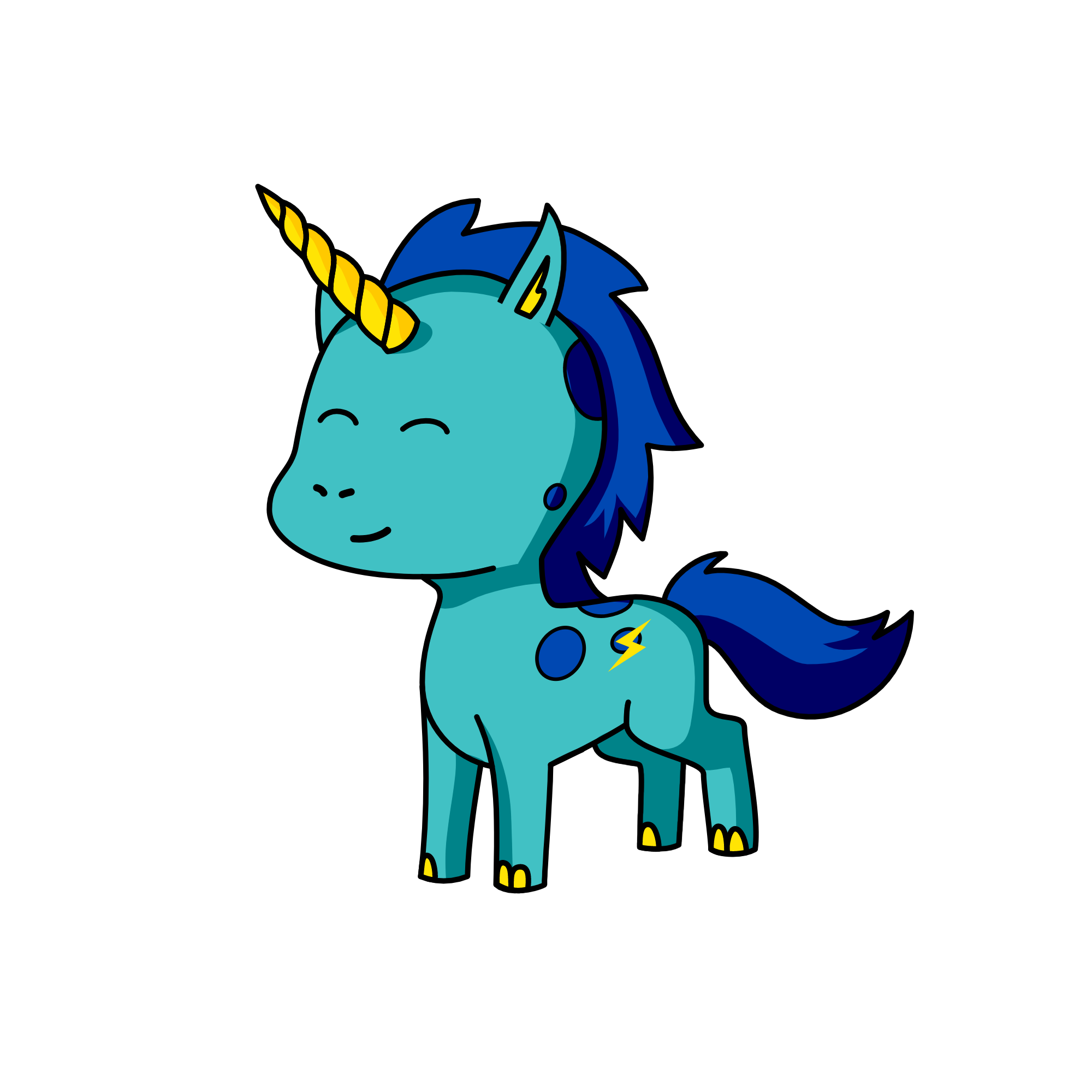 lightning, the unicorn