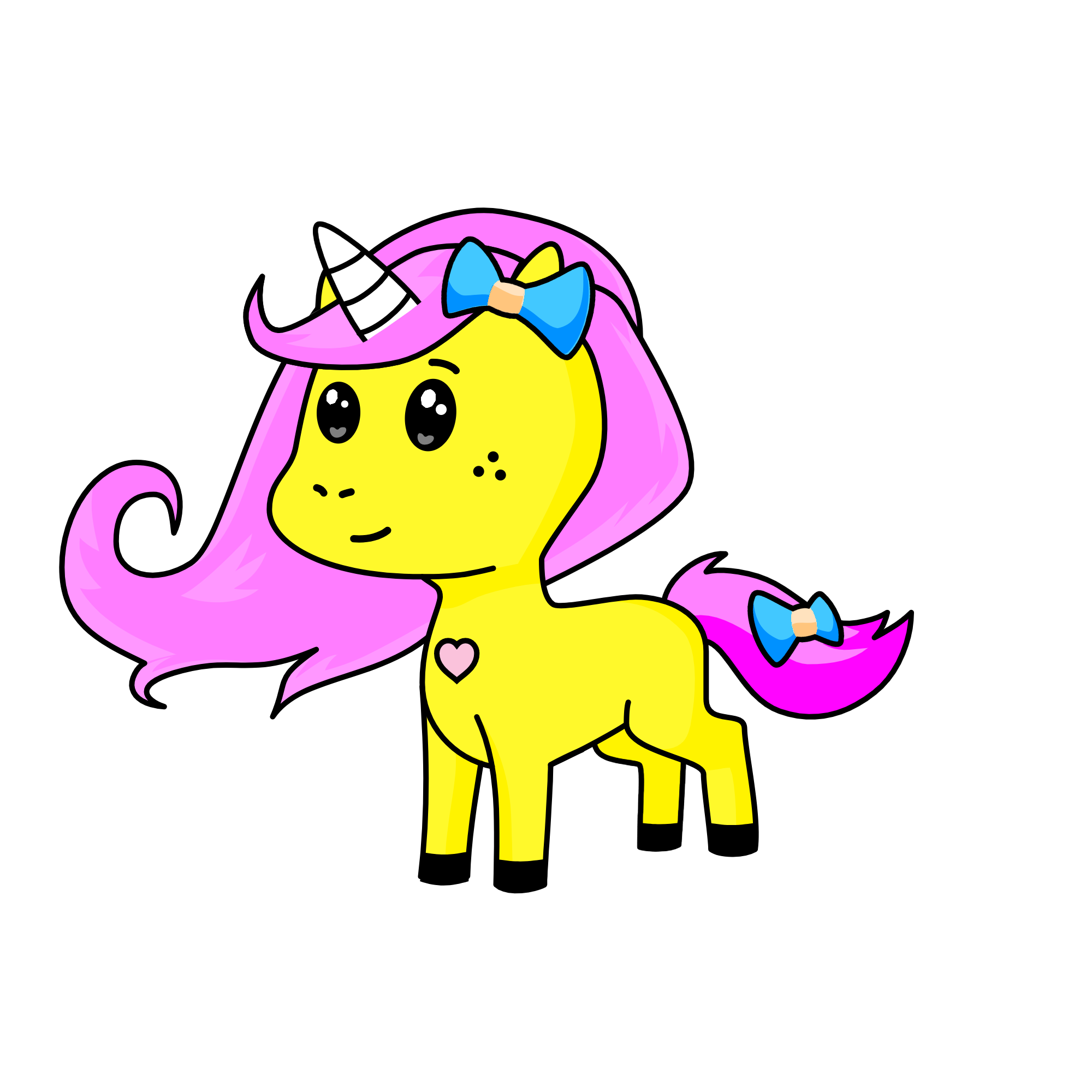 Fluttershy, the unicorn