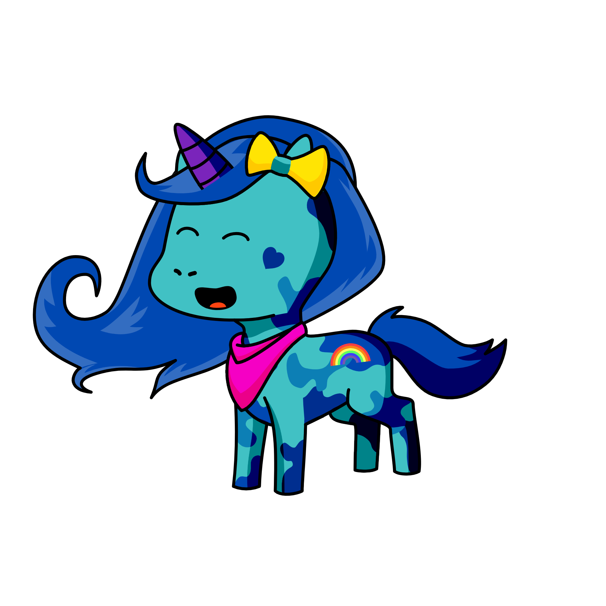 Colory, the unicorn