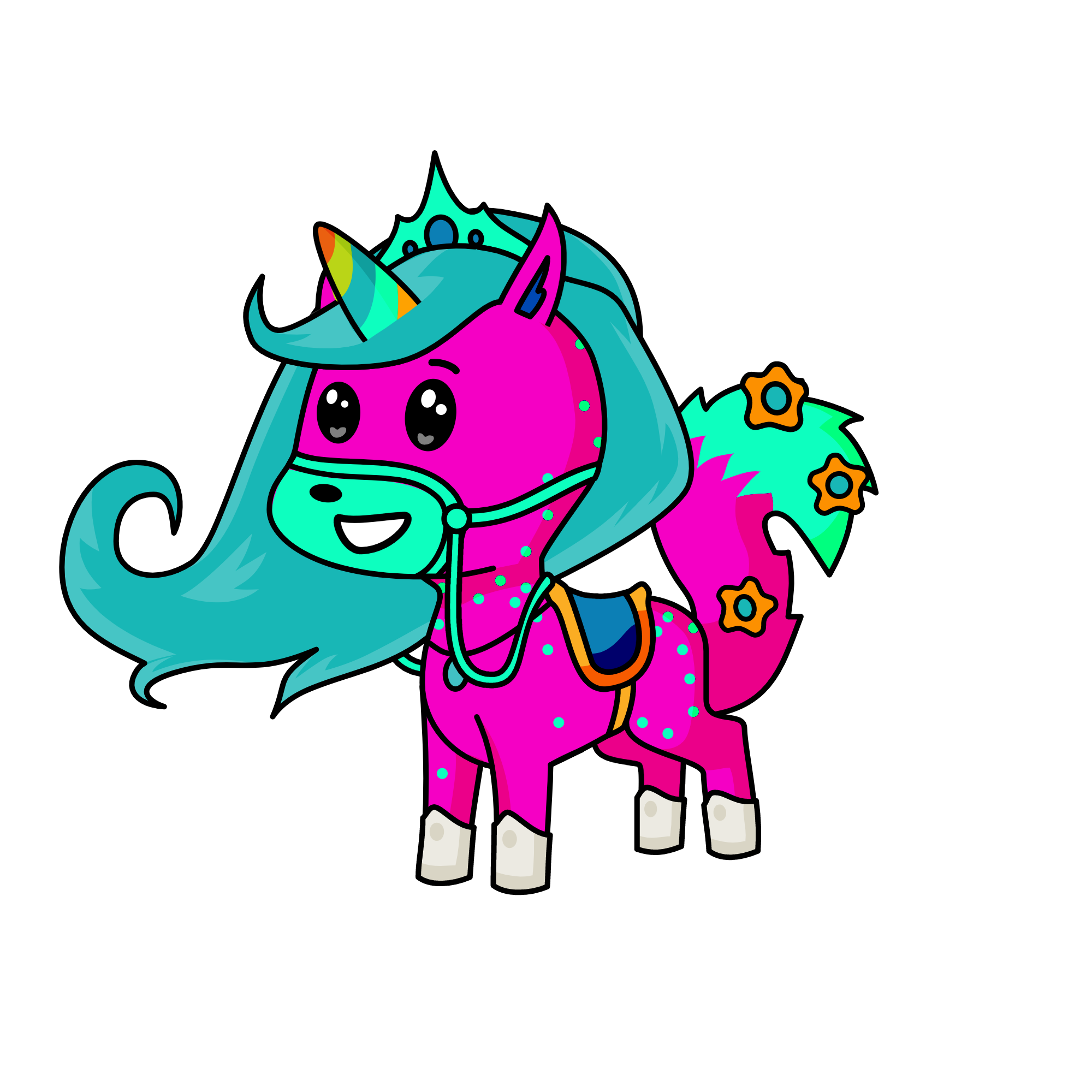 Maya, the unicorn