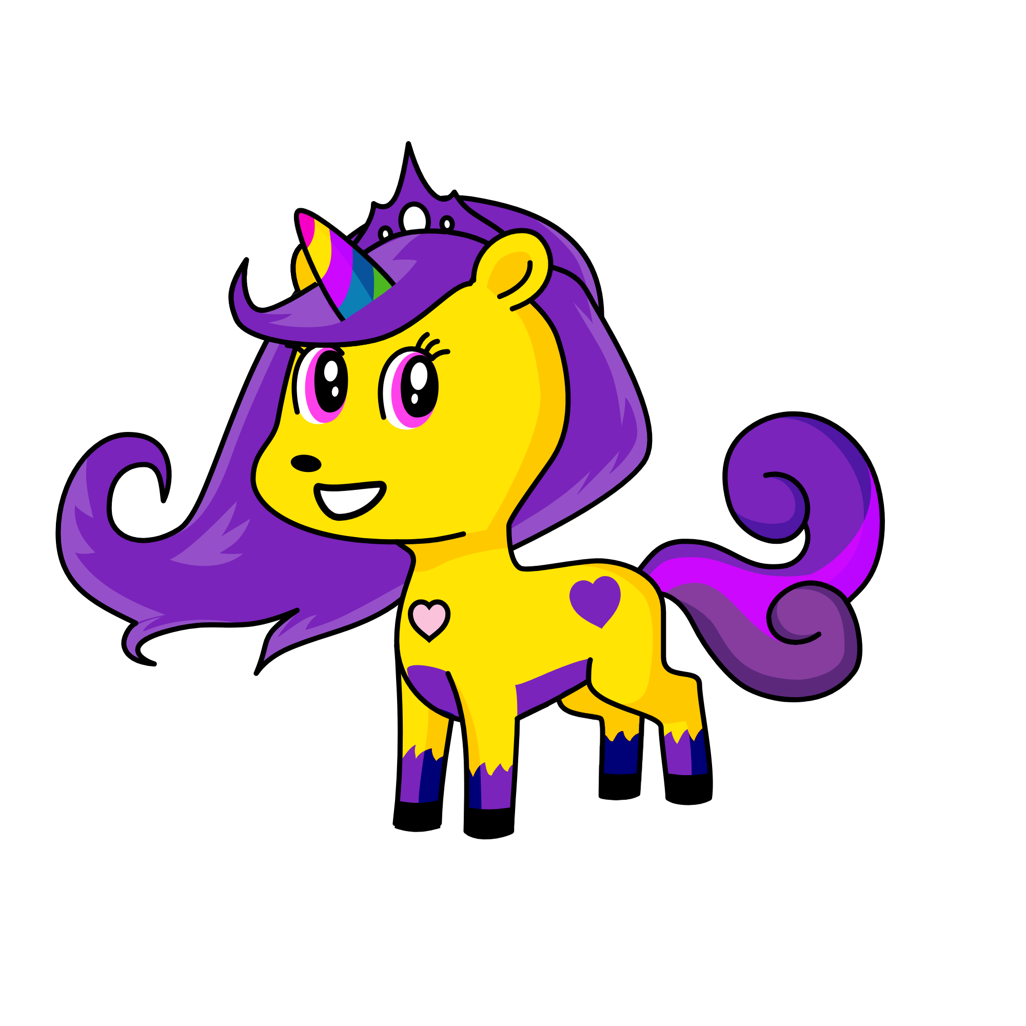 Hope, the unicorn