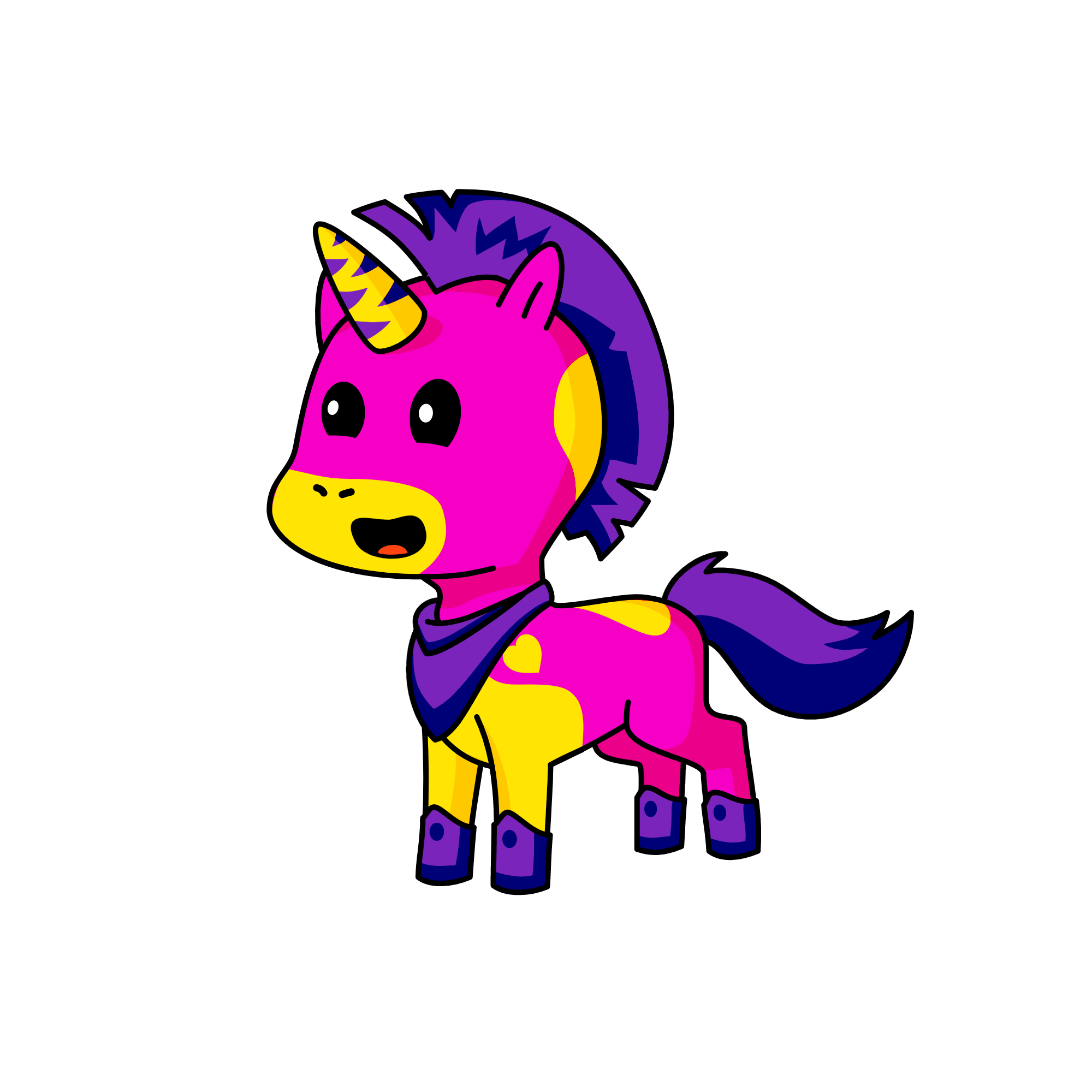 Sparkles McSunshine, the unicorn