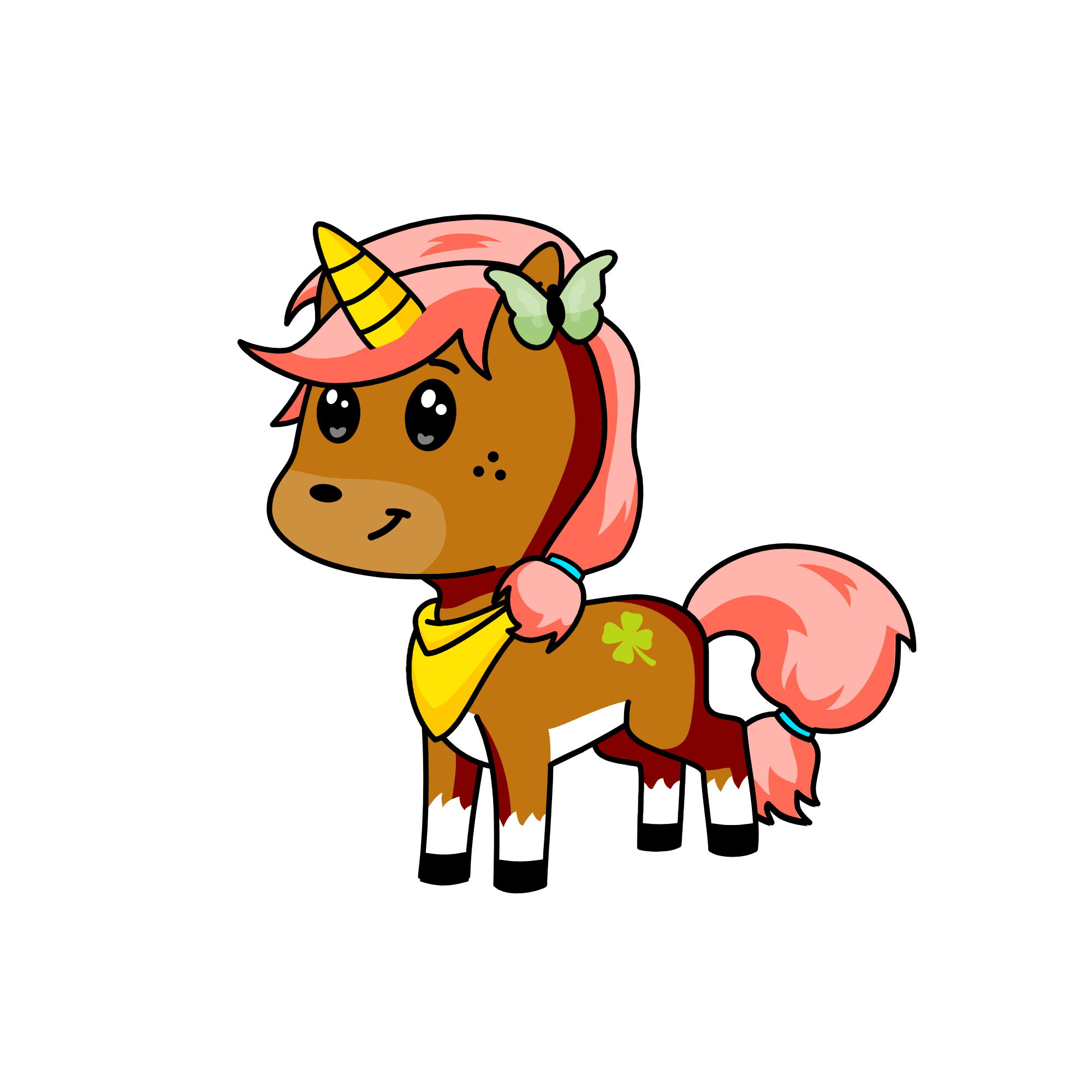 Lucky, the unicorn