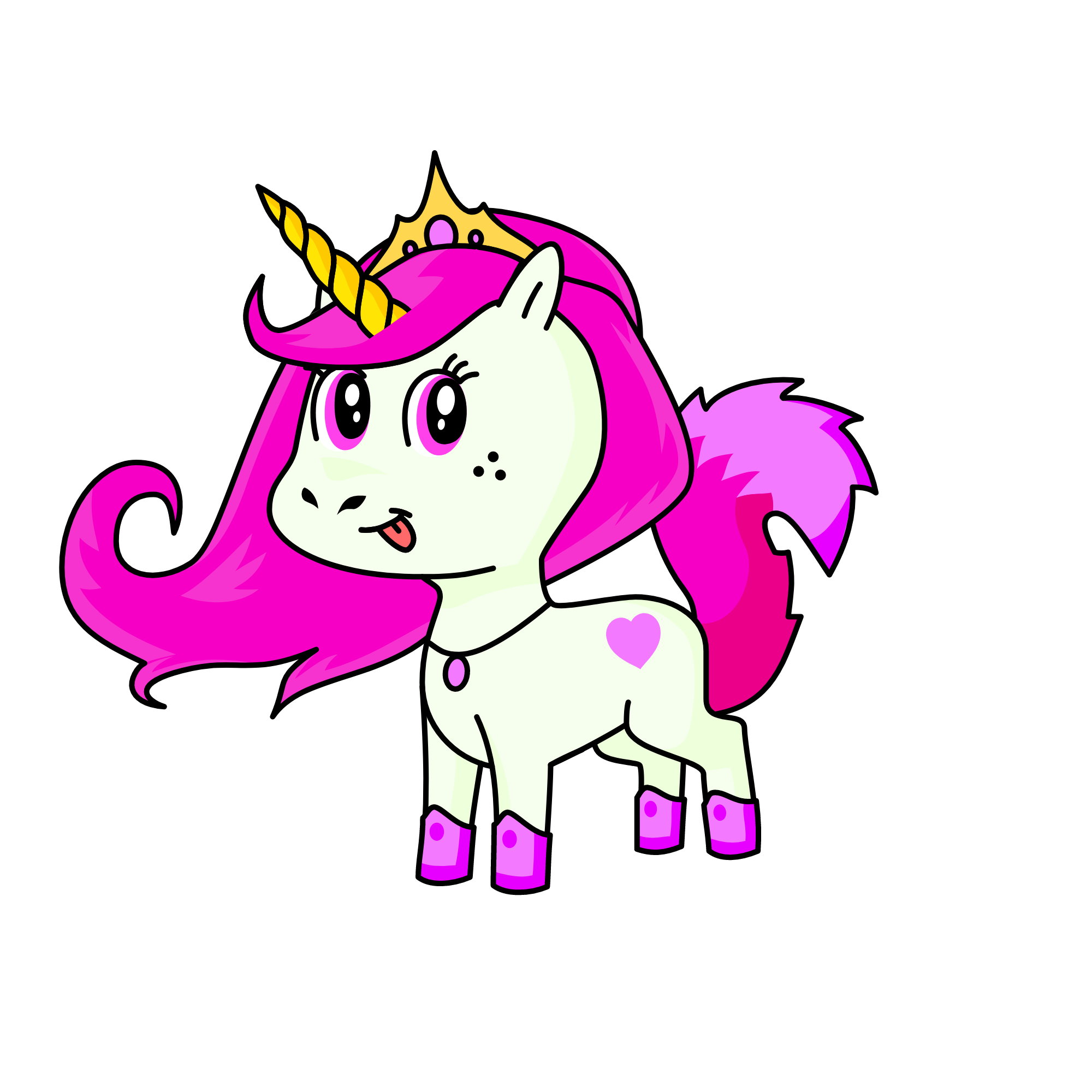 Princess Pinky, the unicorn
