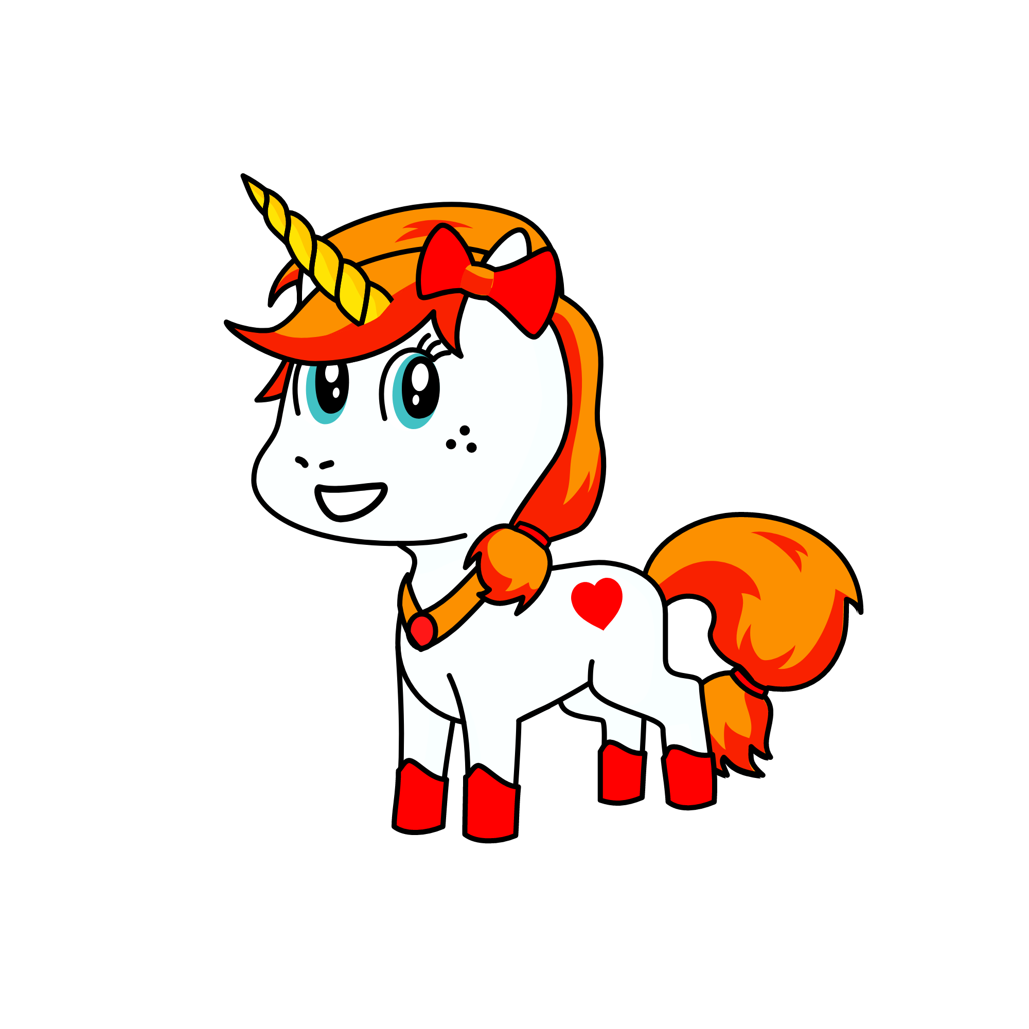 Apple Blossom, the unicorn