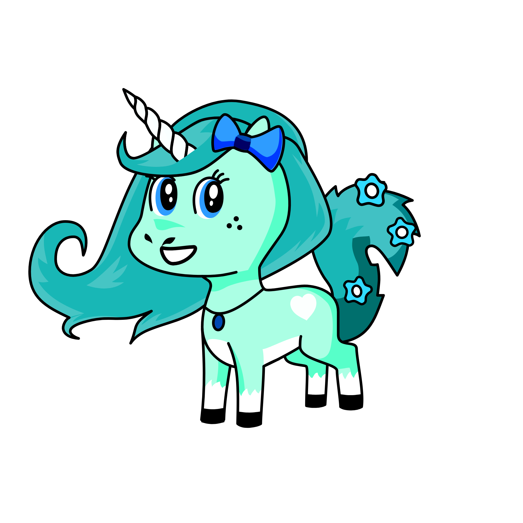snow, the unicorn