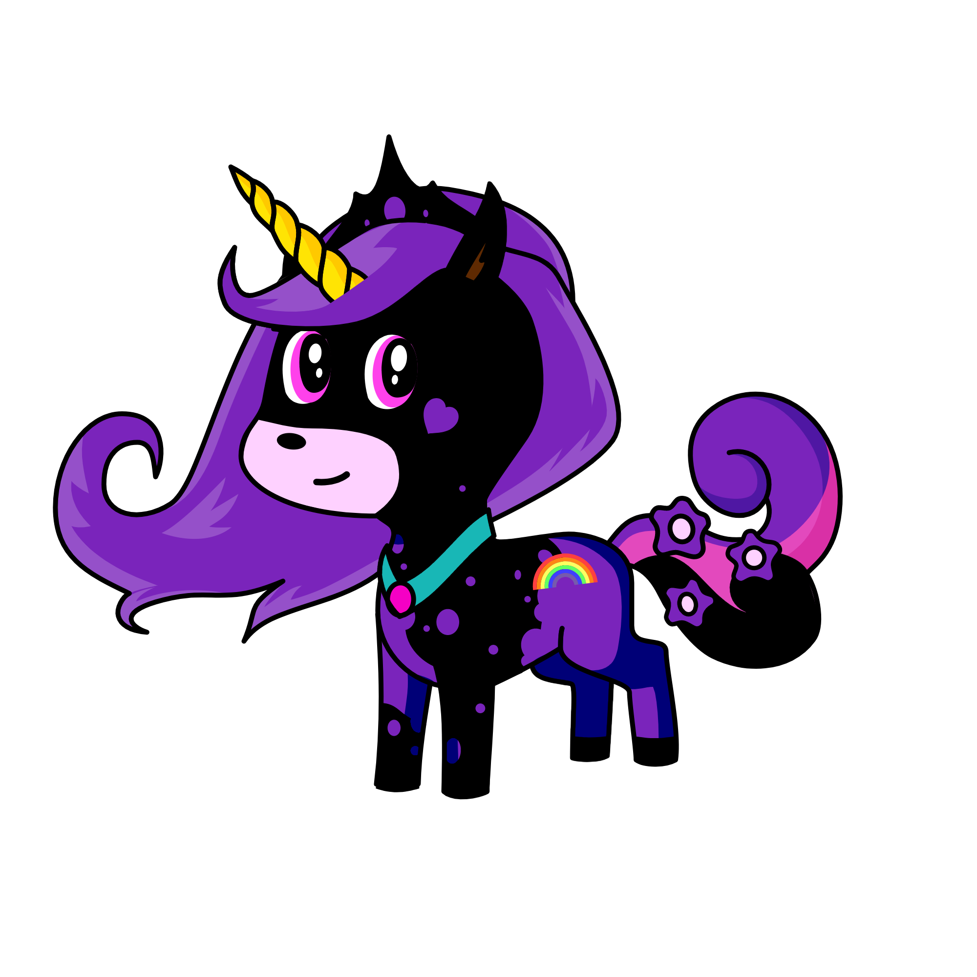 Midnight, the unicorn
