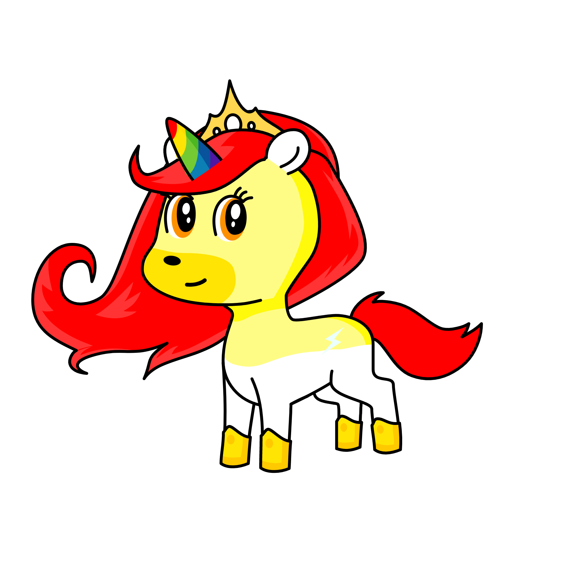 rainbow starlet, the unicorn