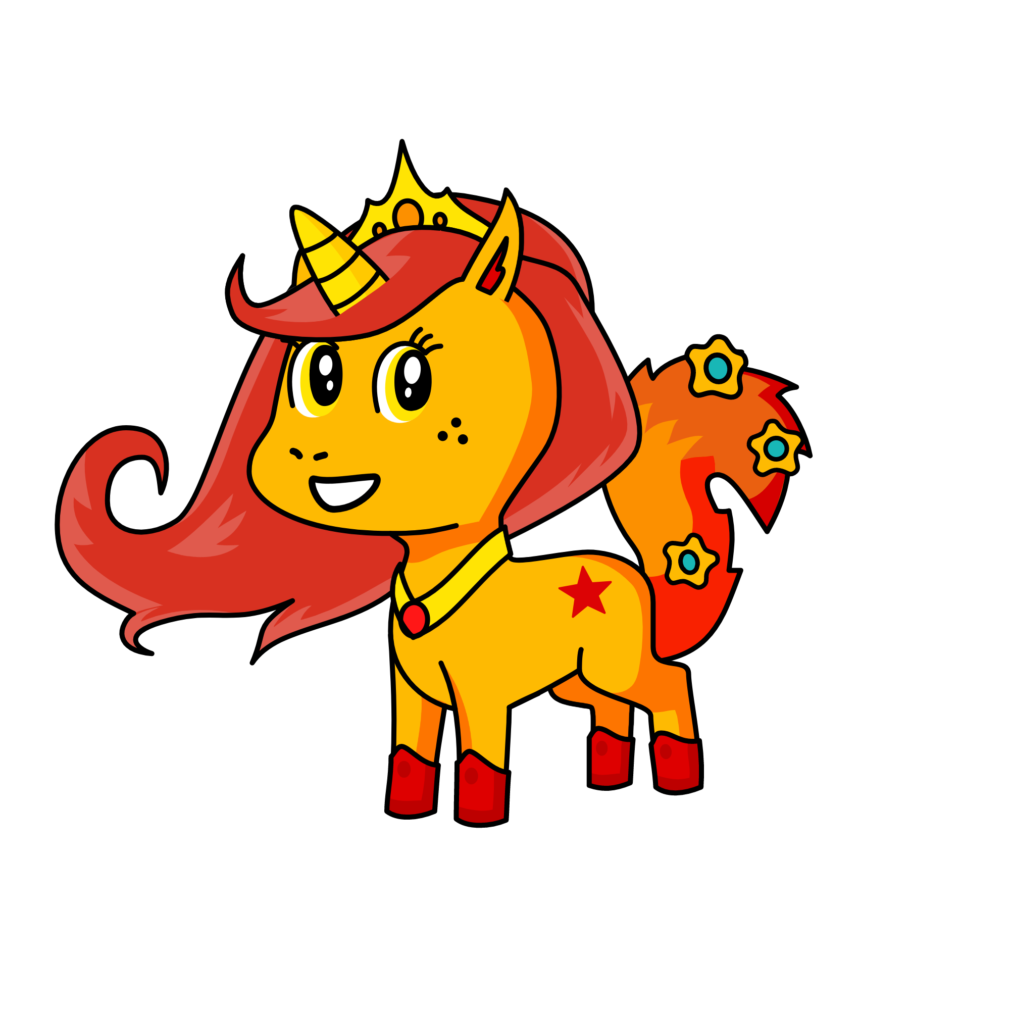 fire, the unicorn