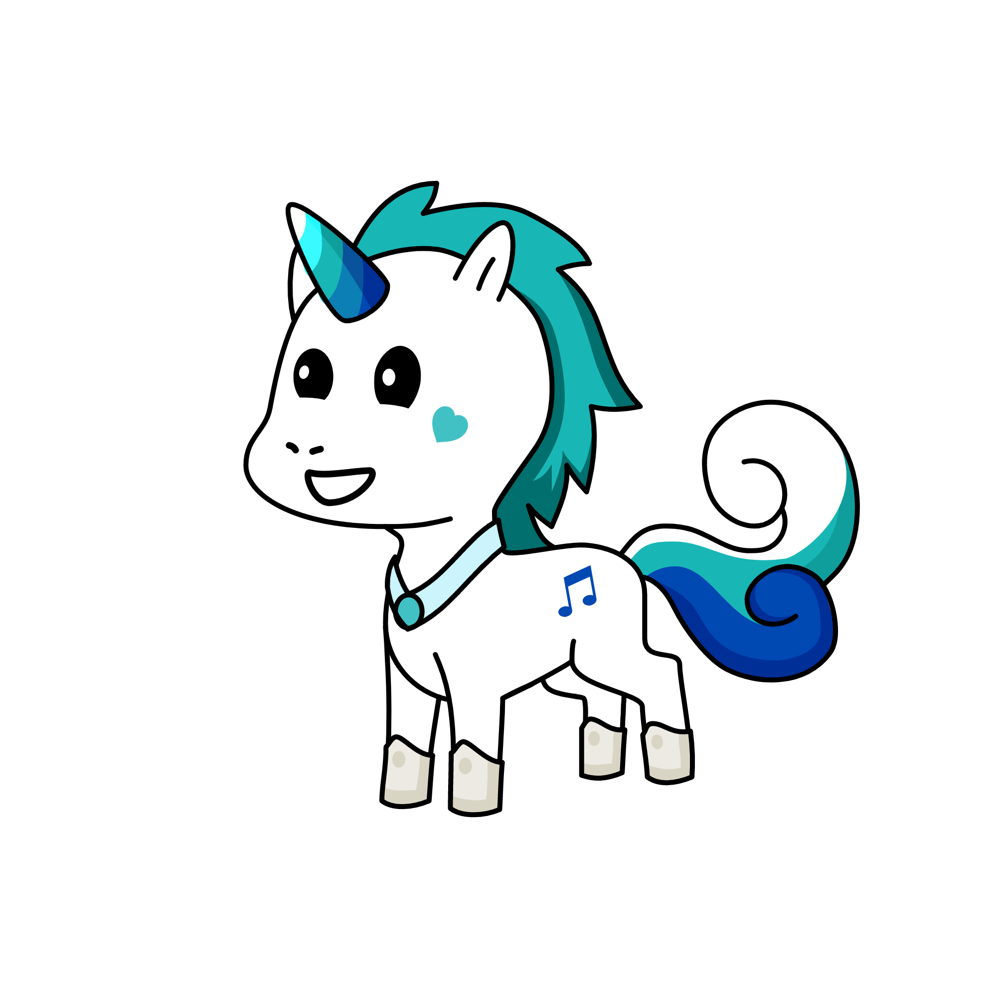 Trixi, the unicorn