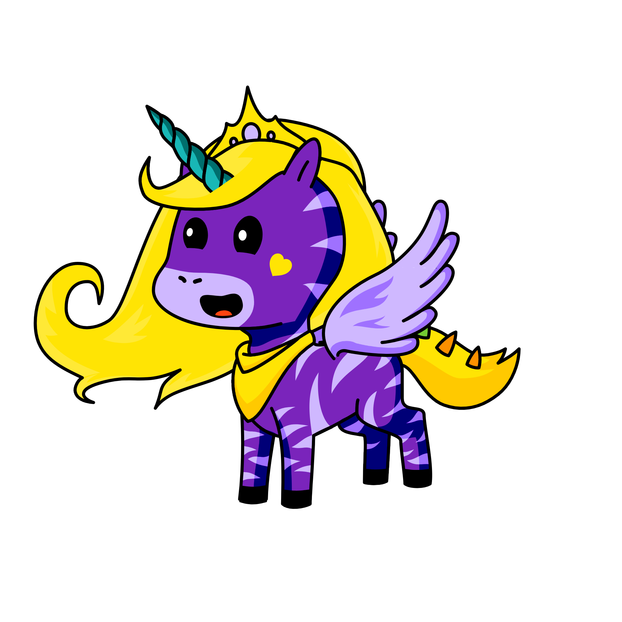 Lady, the unicorn