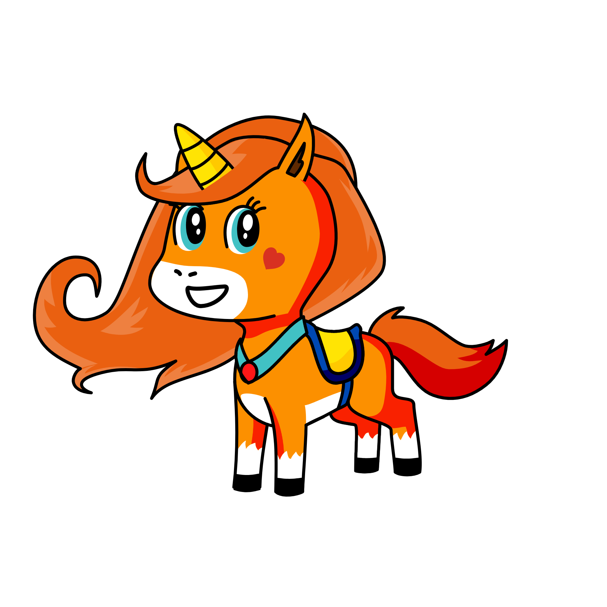 Sandy, the unicorn