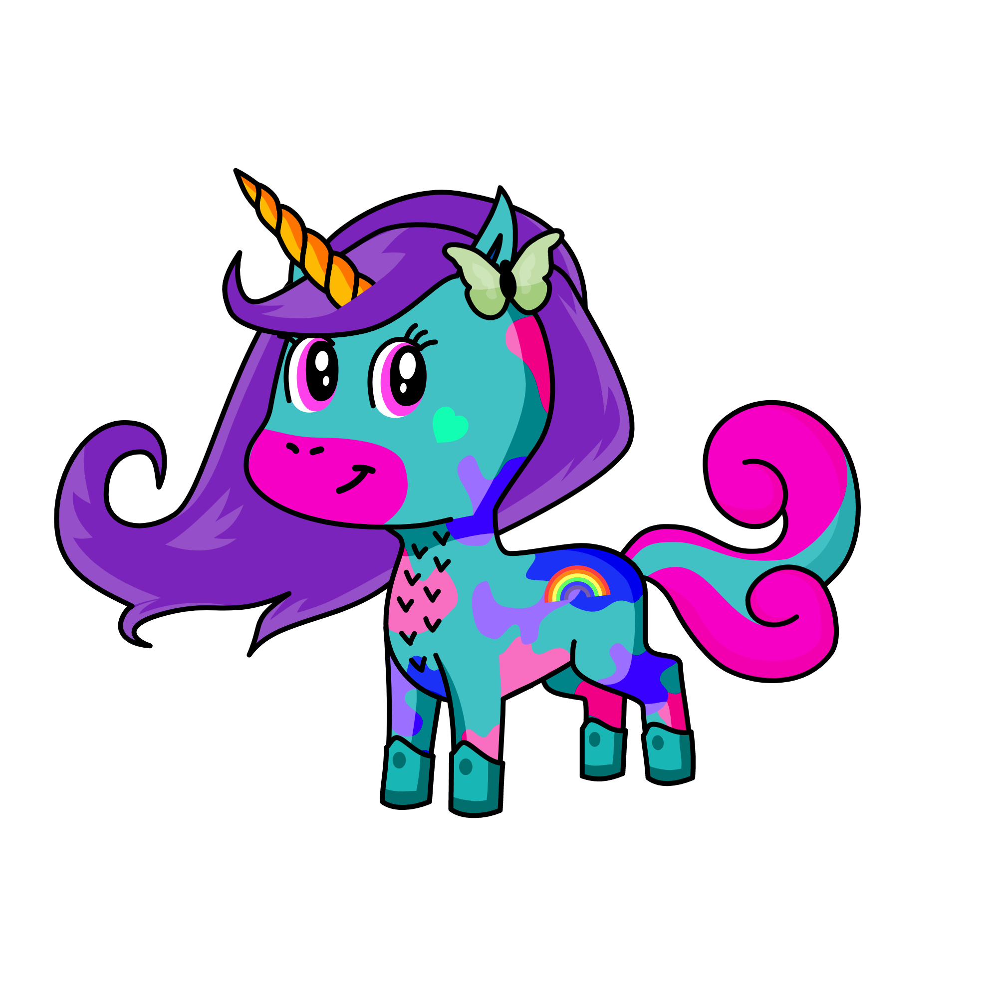 Maya, the unicorn
