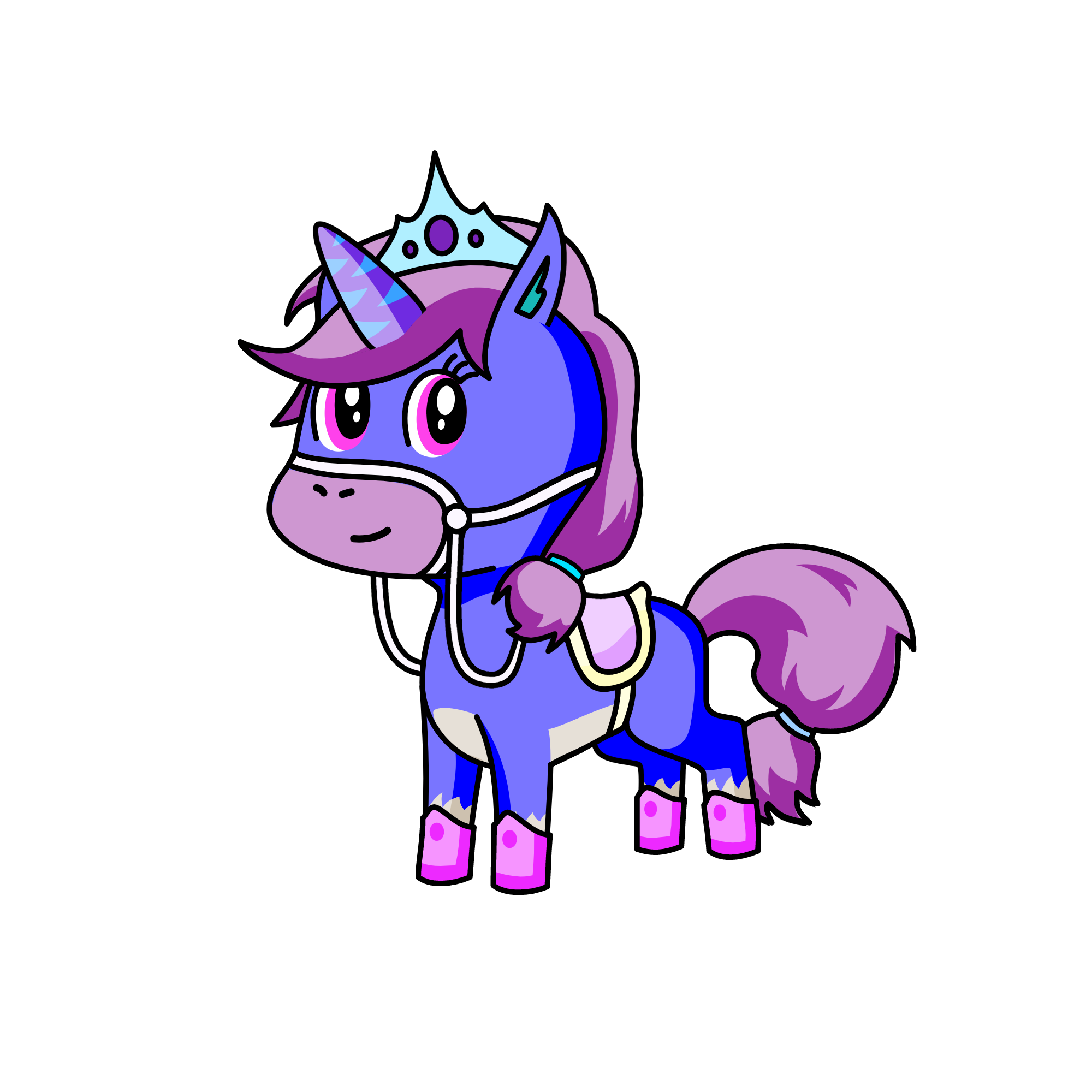 night girl, the unicorn