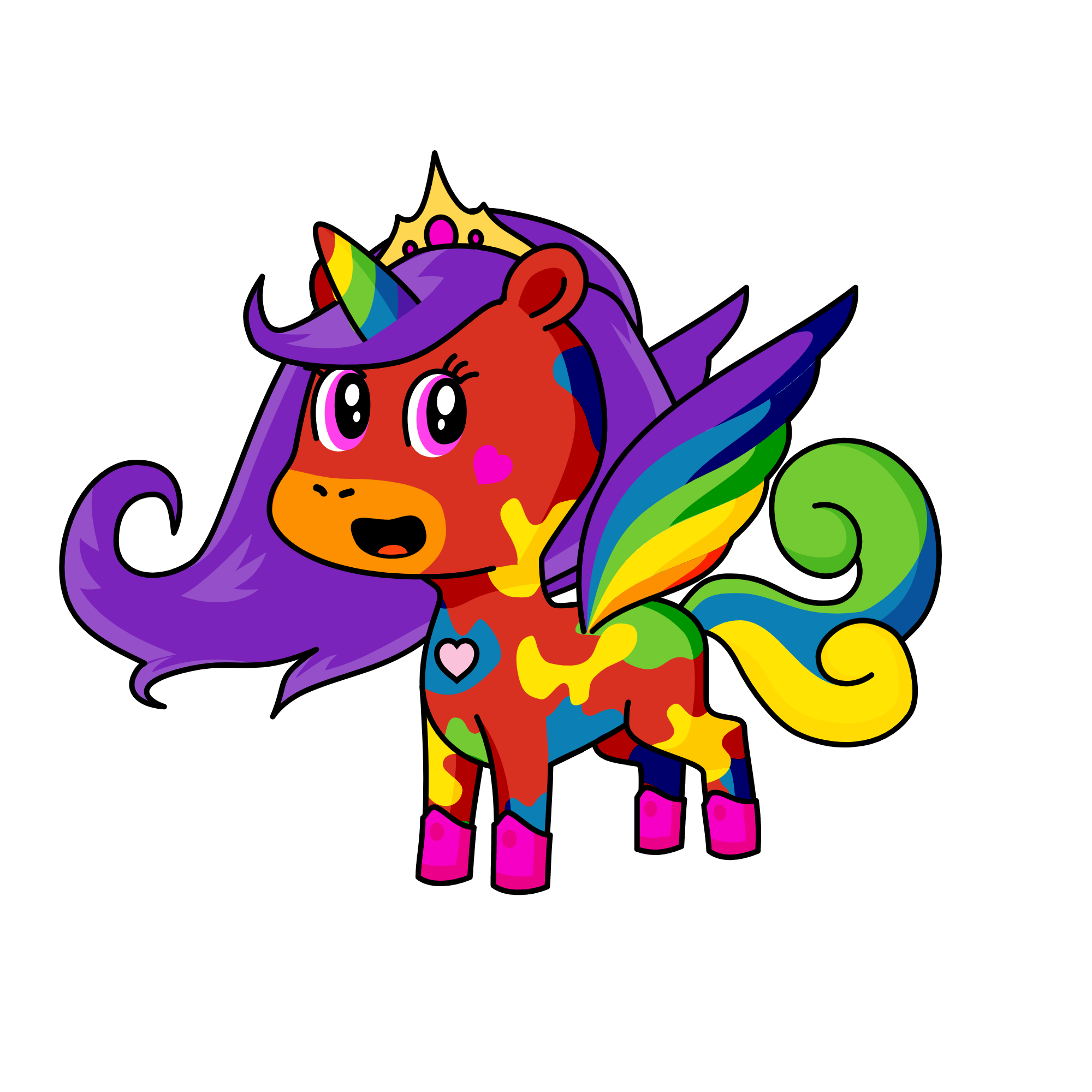 Candy, the unicorn