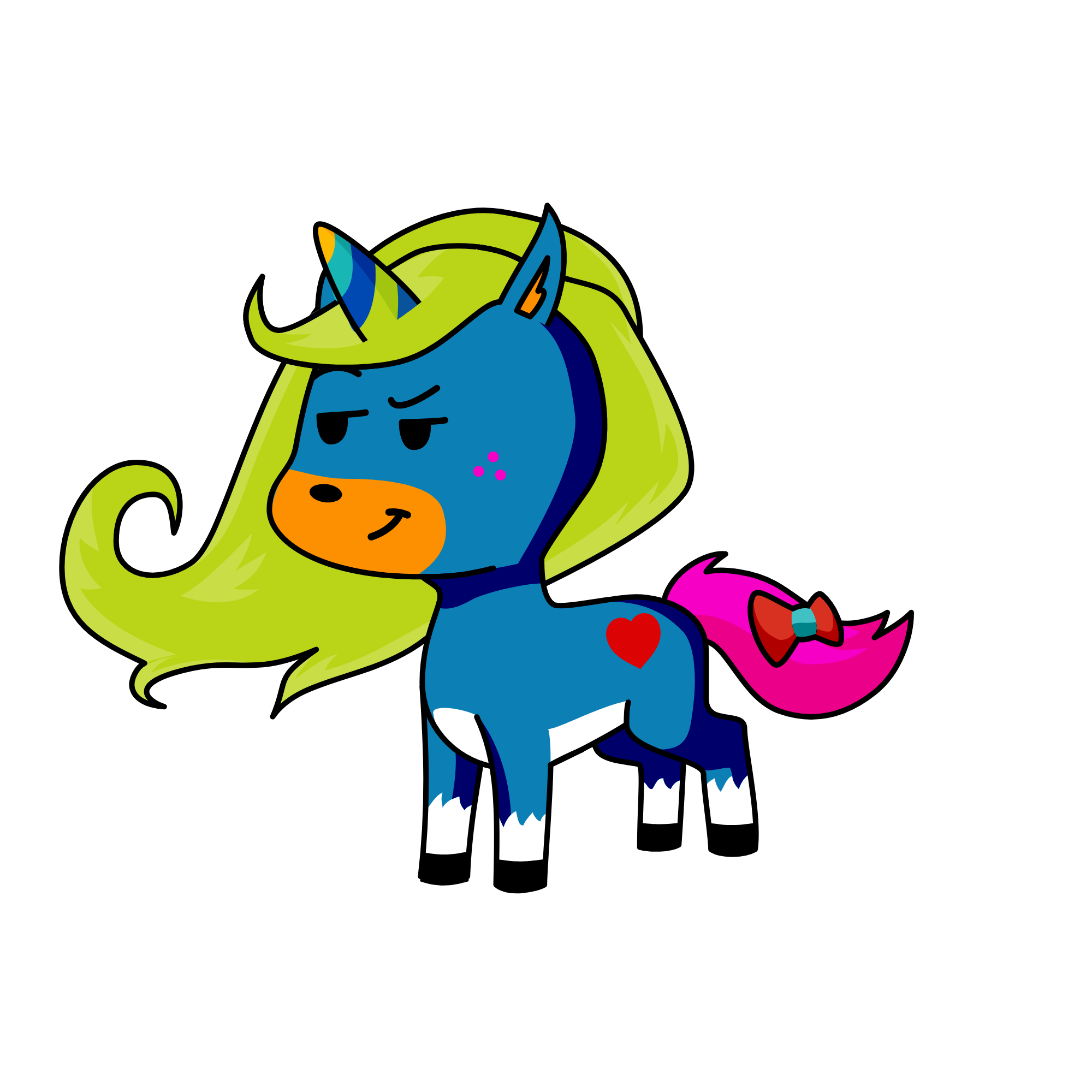 invisible, the unicorn