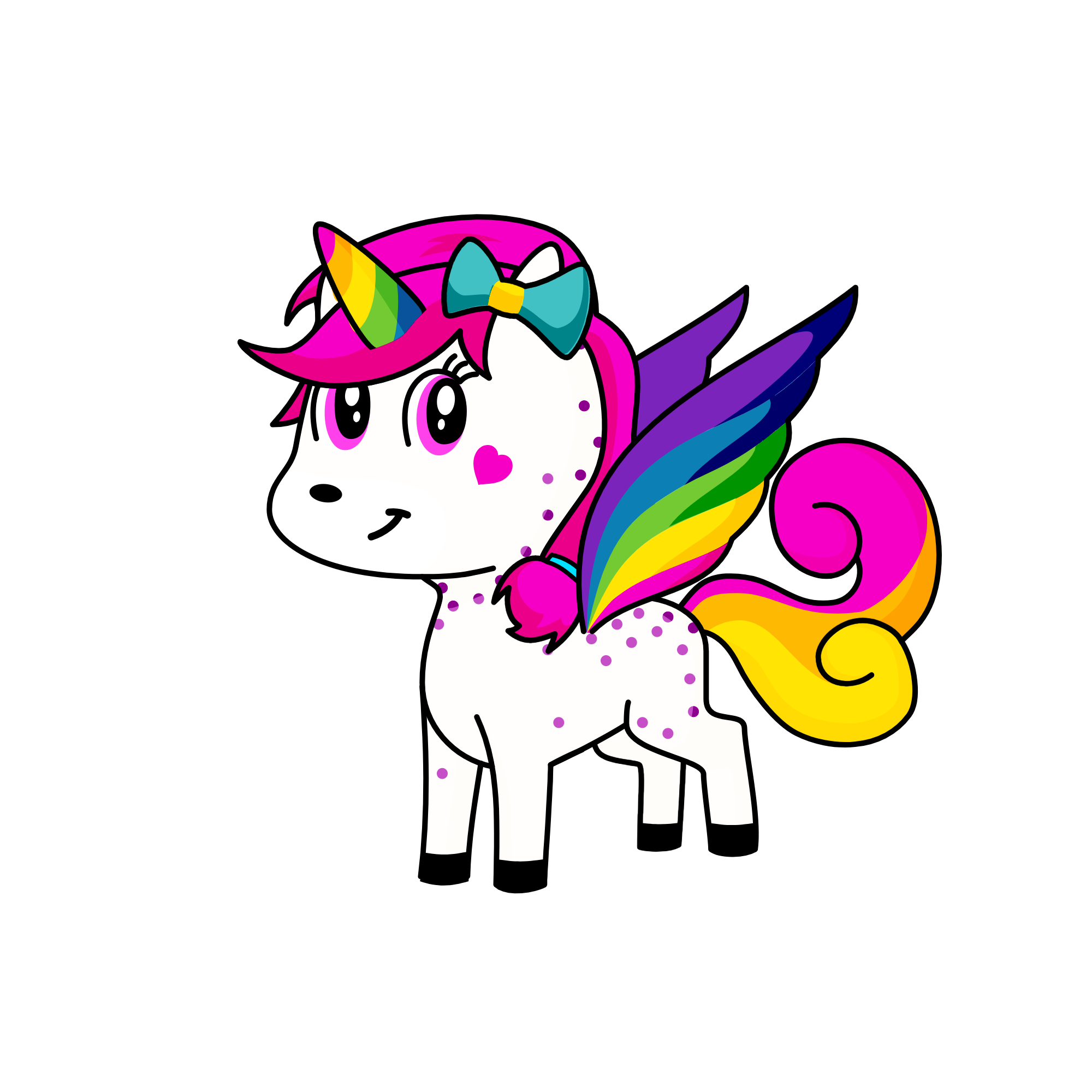 Dotti, the unicorn