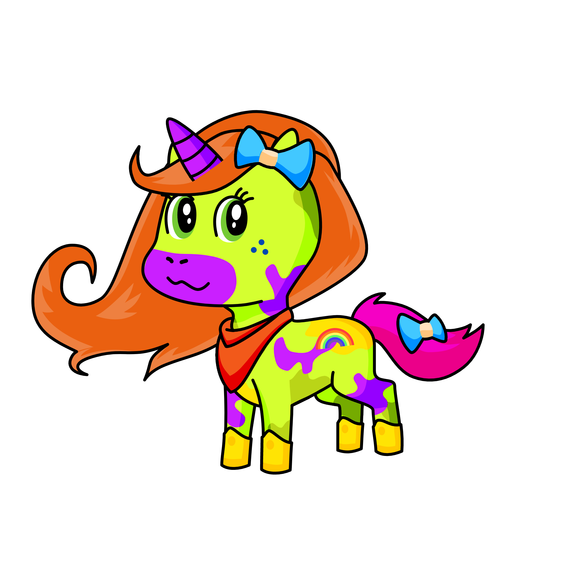 Bizzy, the unicorn