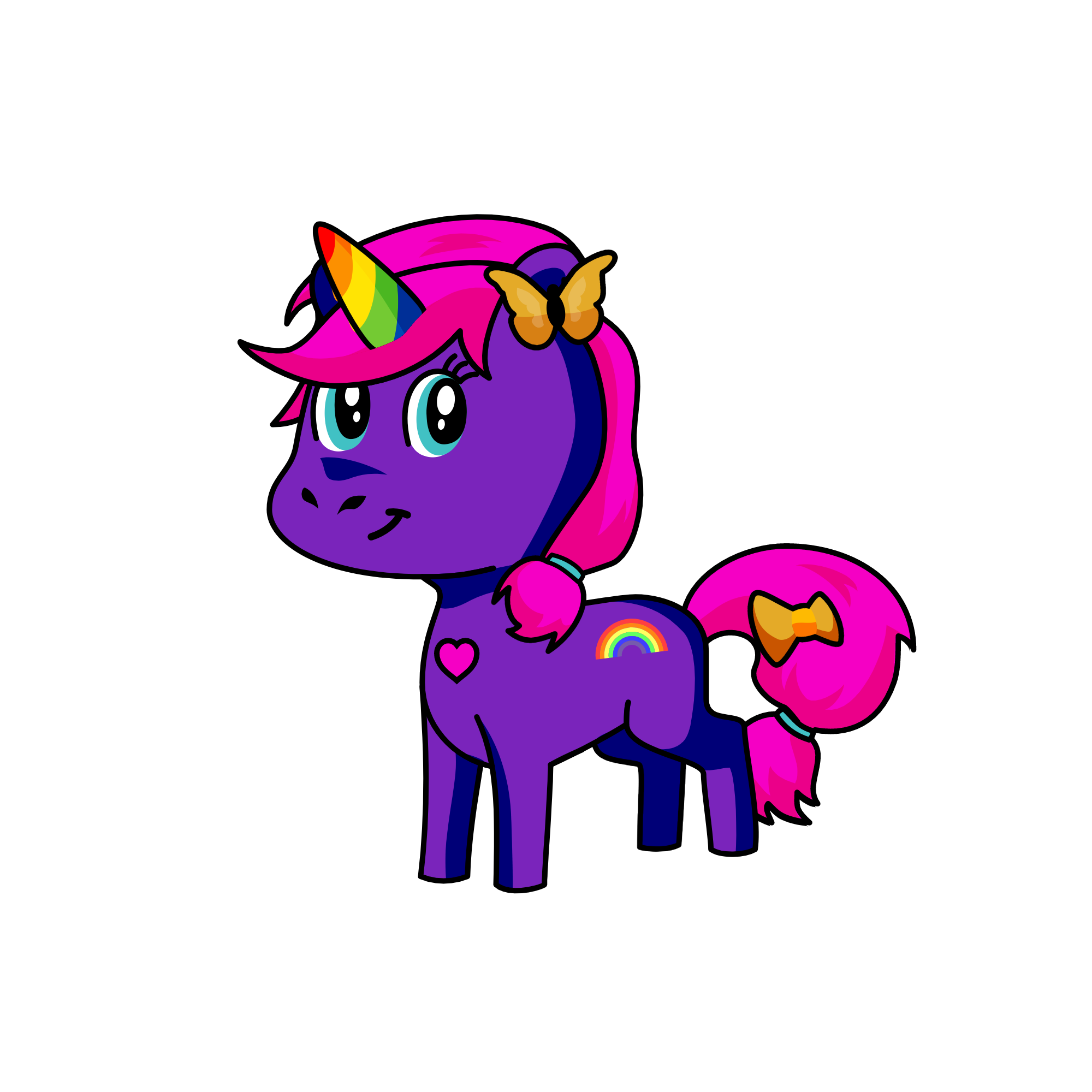 rainbow, the unicorn