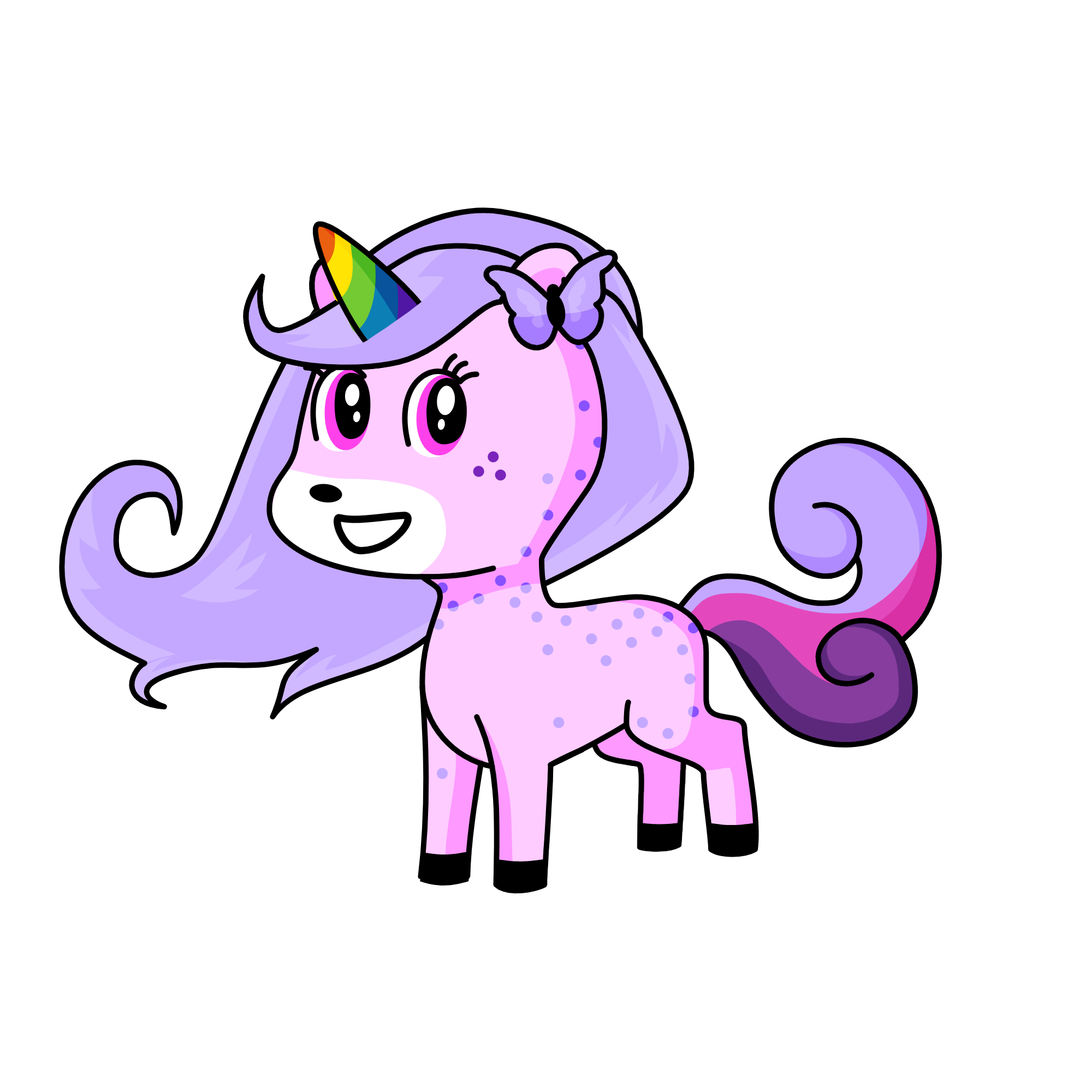 Candy, the unicorn