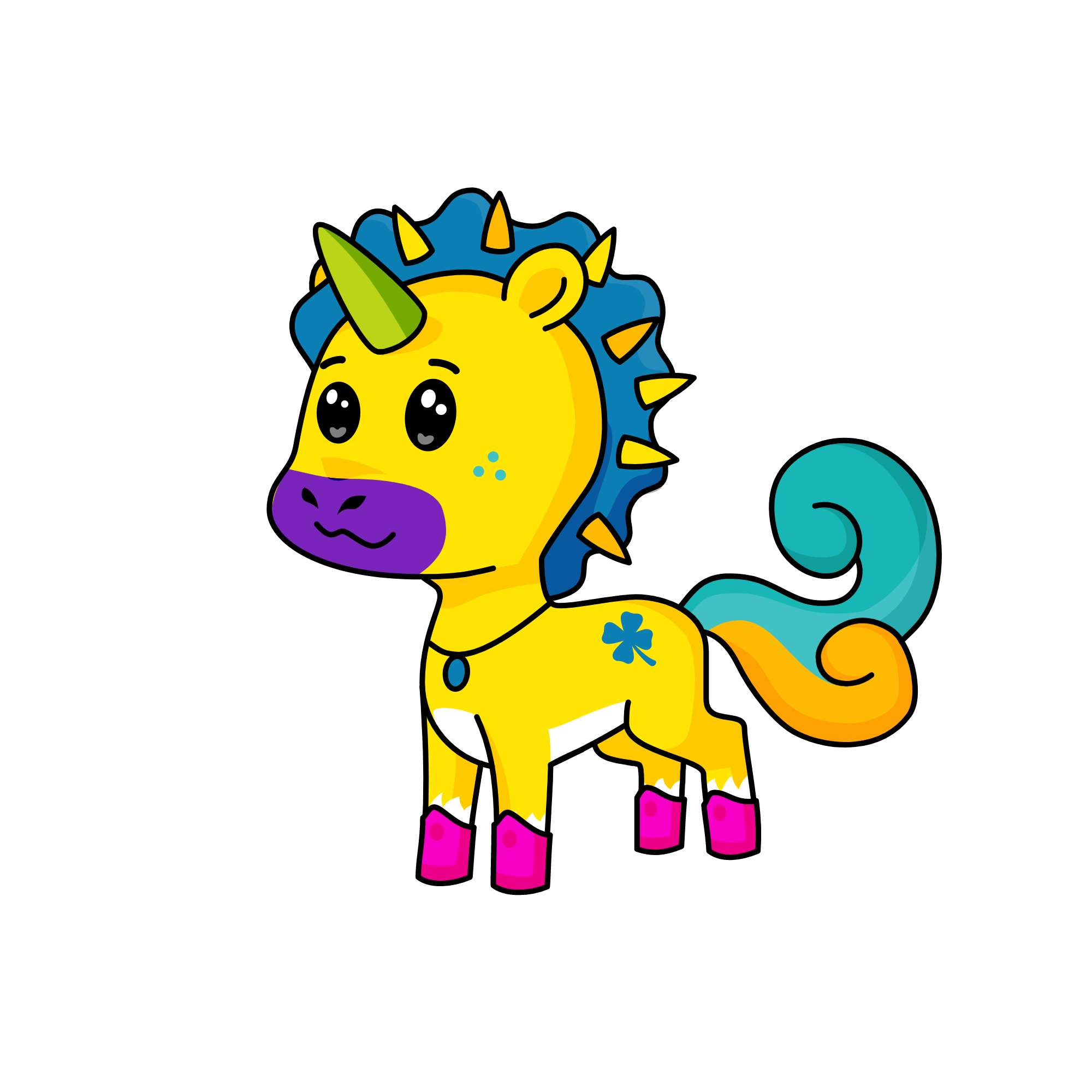Clover, the unicorn