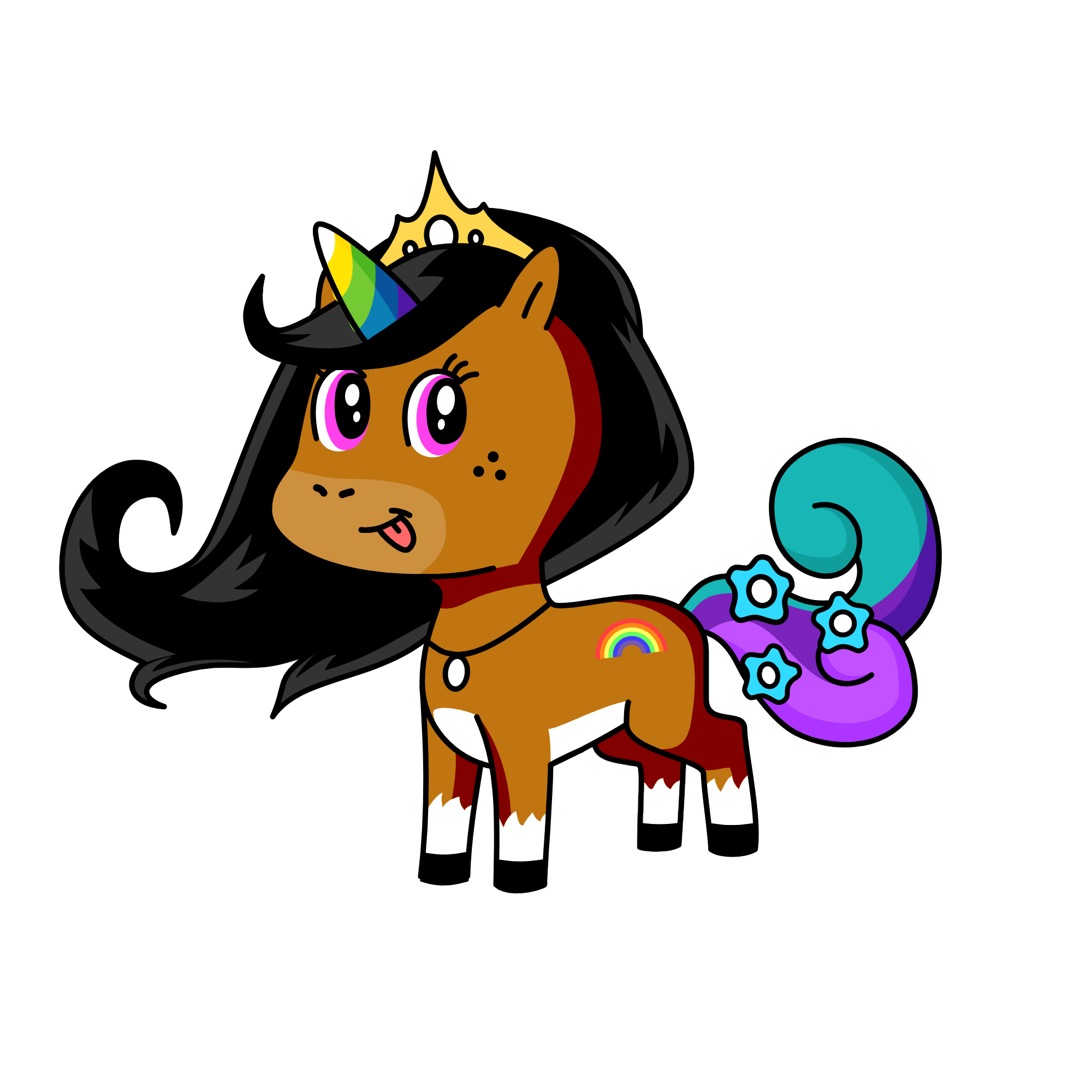 rainbow, the unicorn