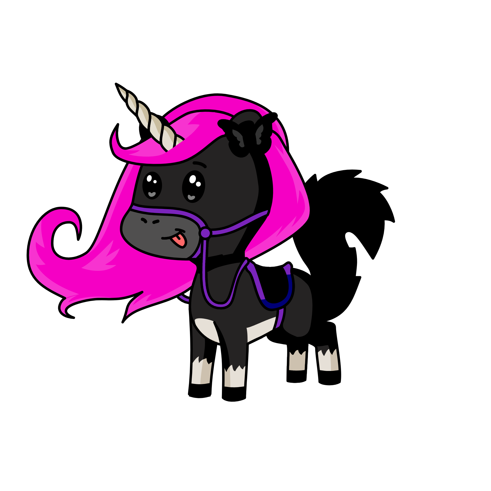 Black Magic, the unicorn