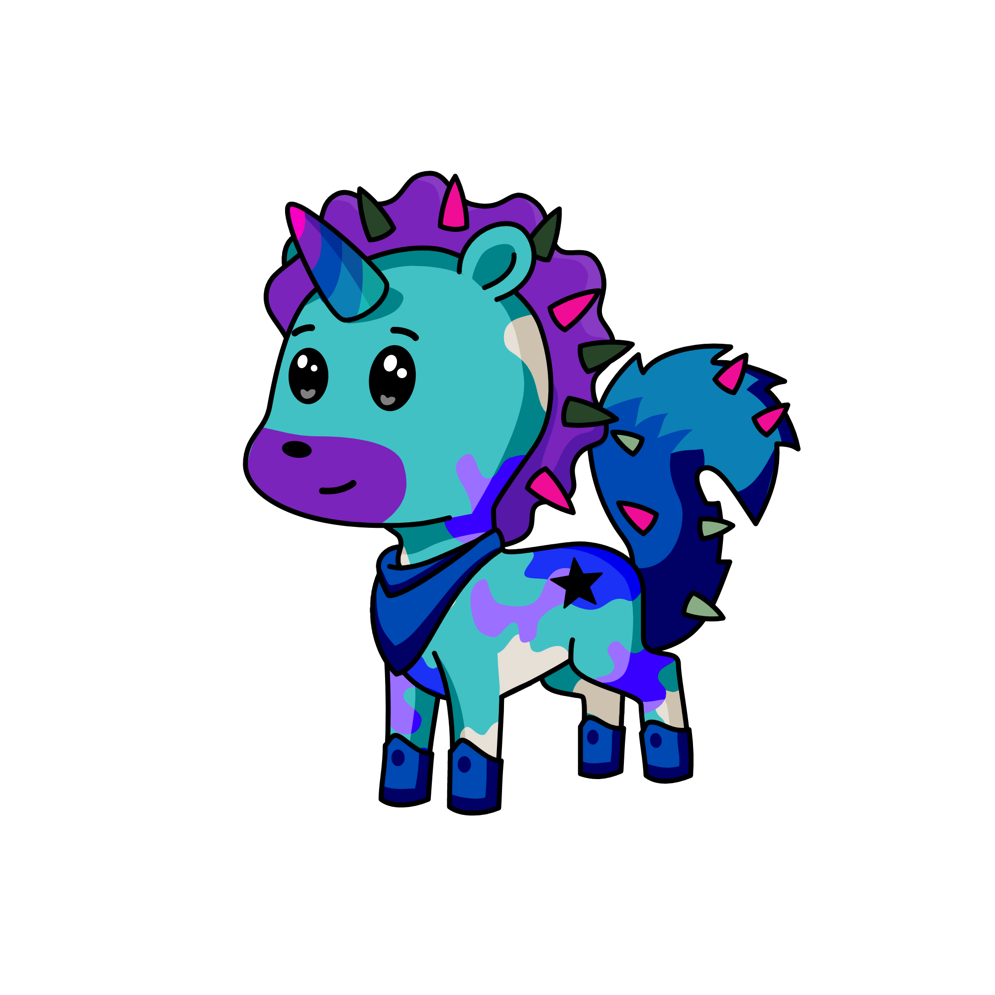 Pixe, the unicorn