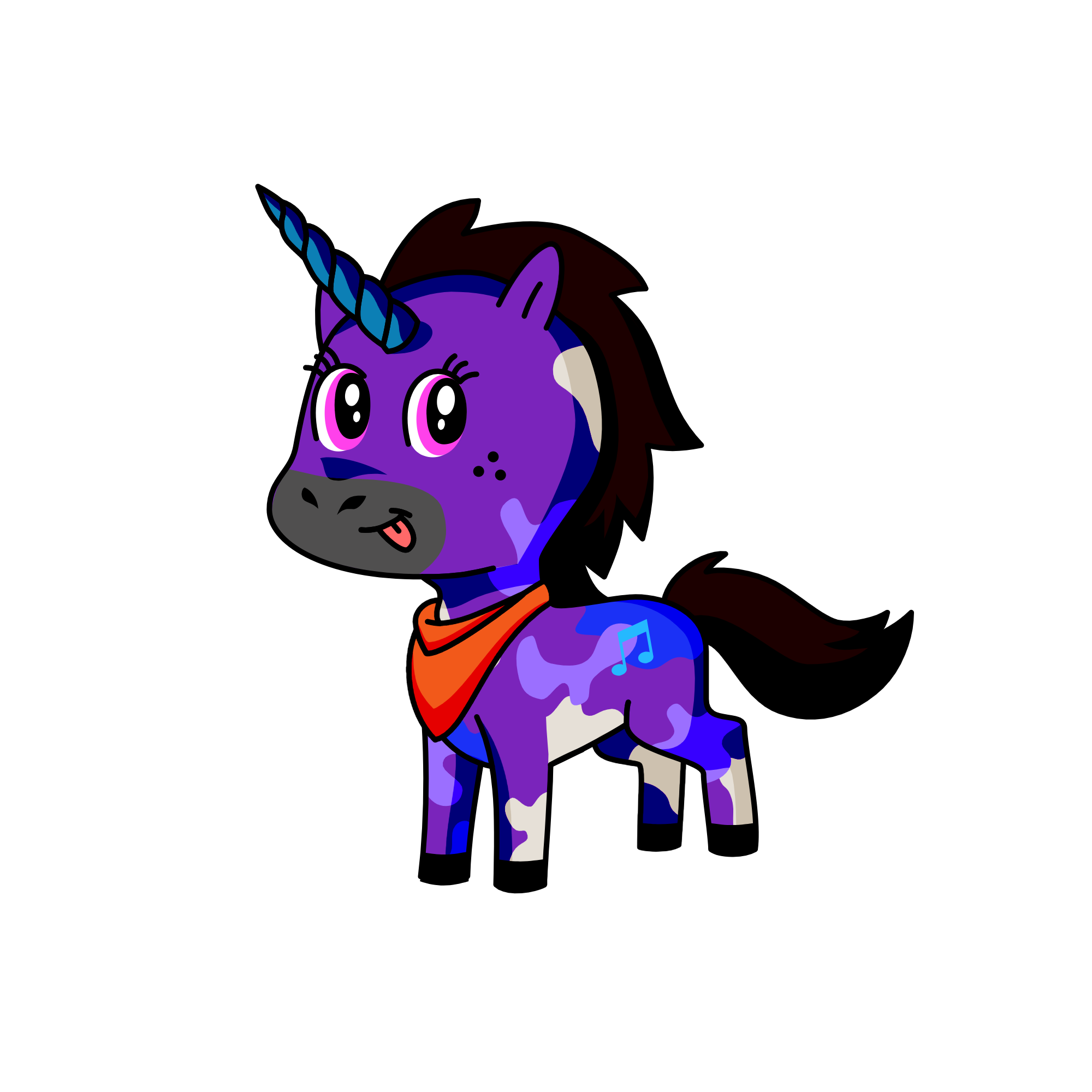 lavender, the unicorn