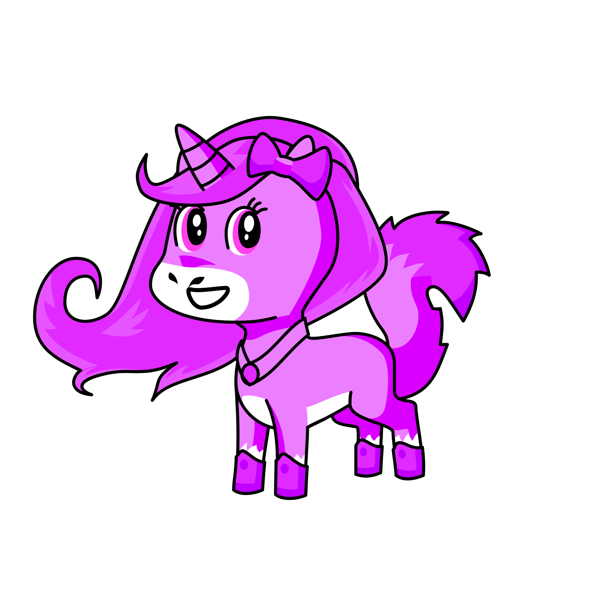 pinky, the unicorn