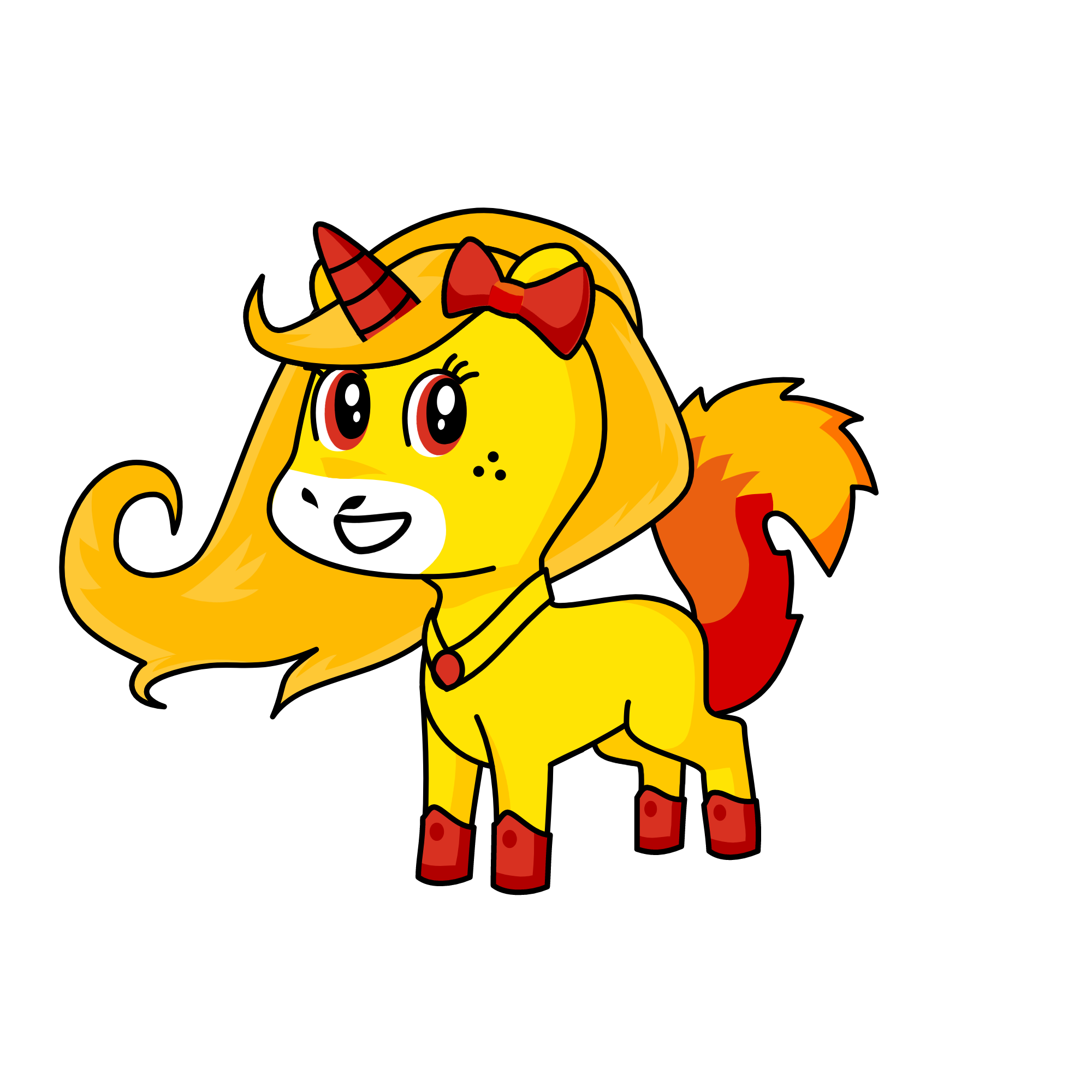prinsses fire, the unicorn