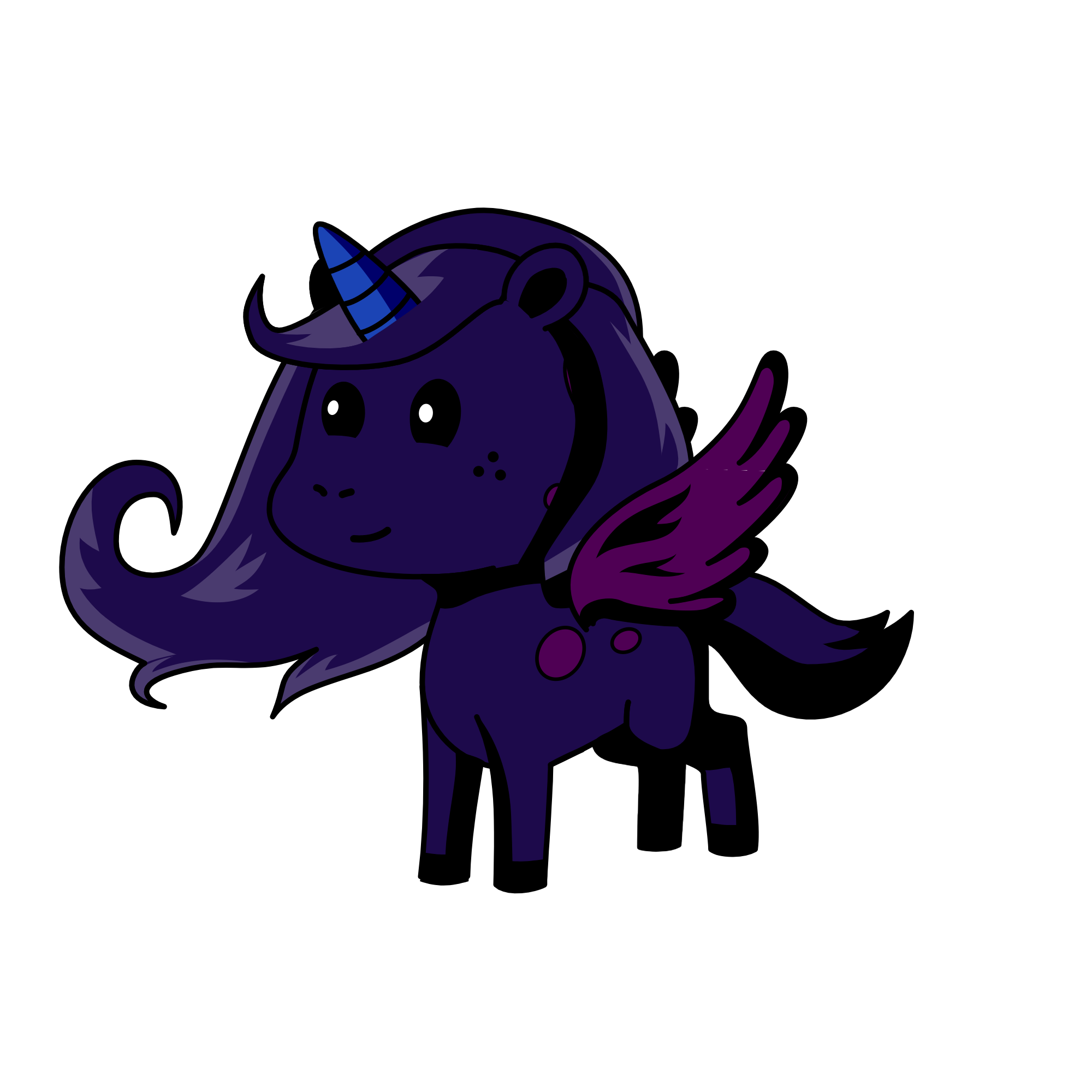 moon shadow, the unicorn