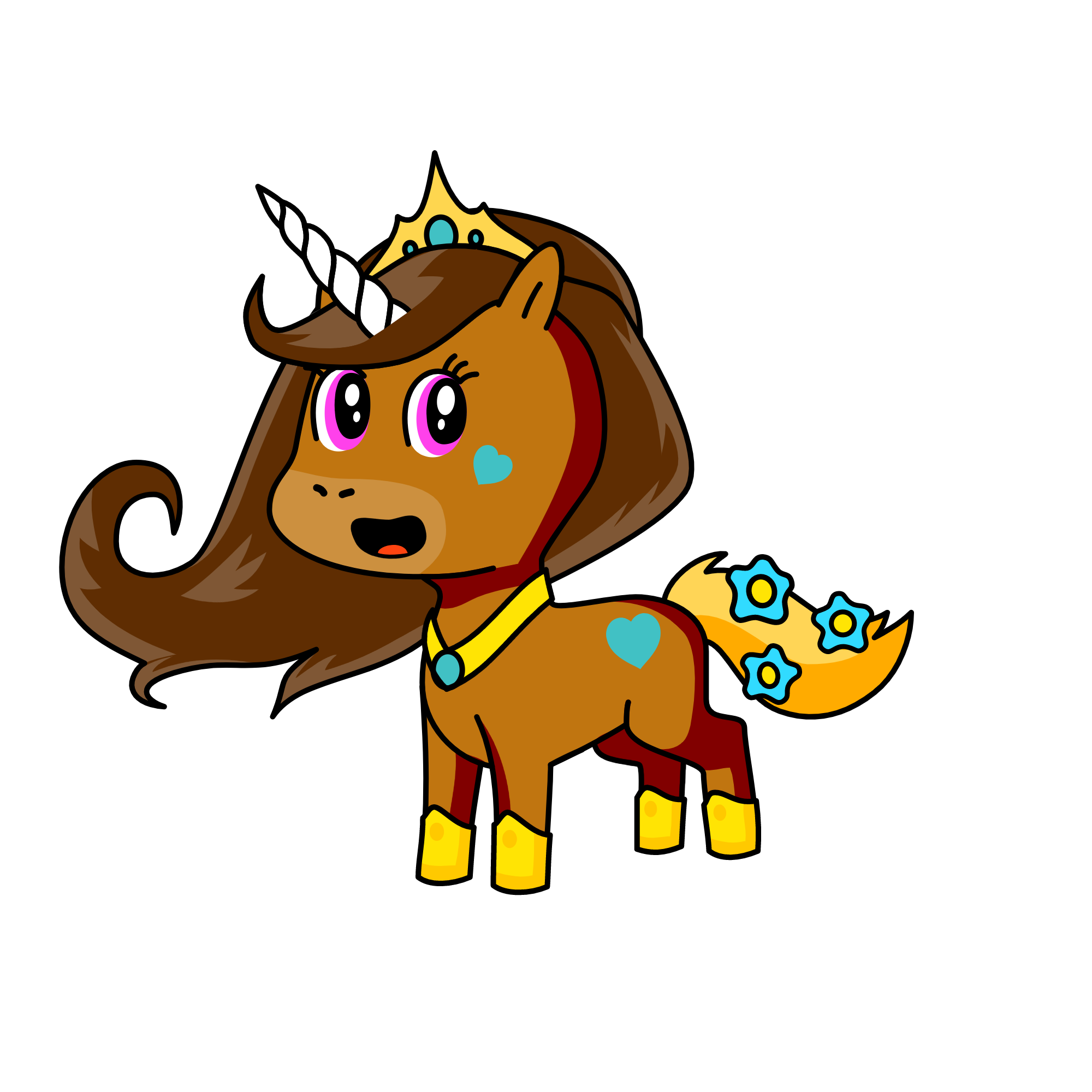 Queenie, the unicorn