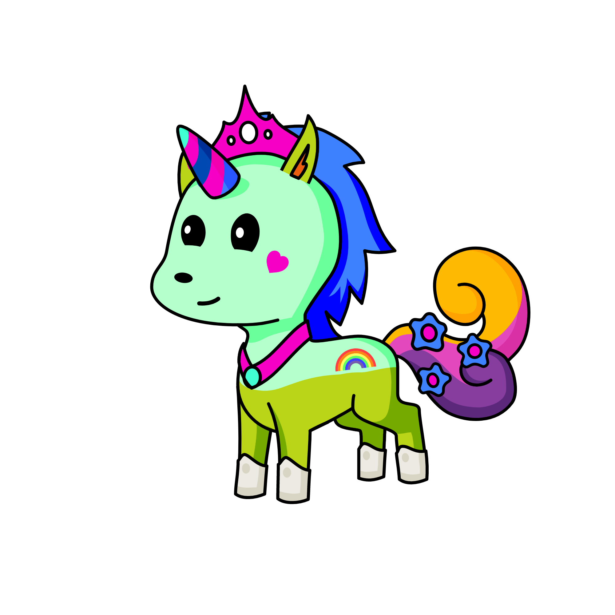 Heaven, the unicorn