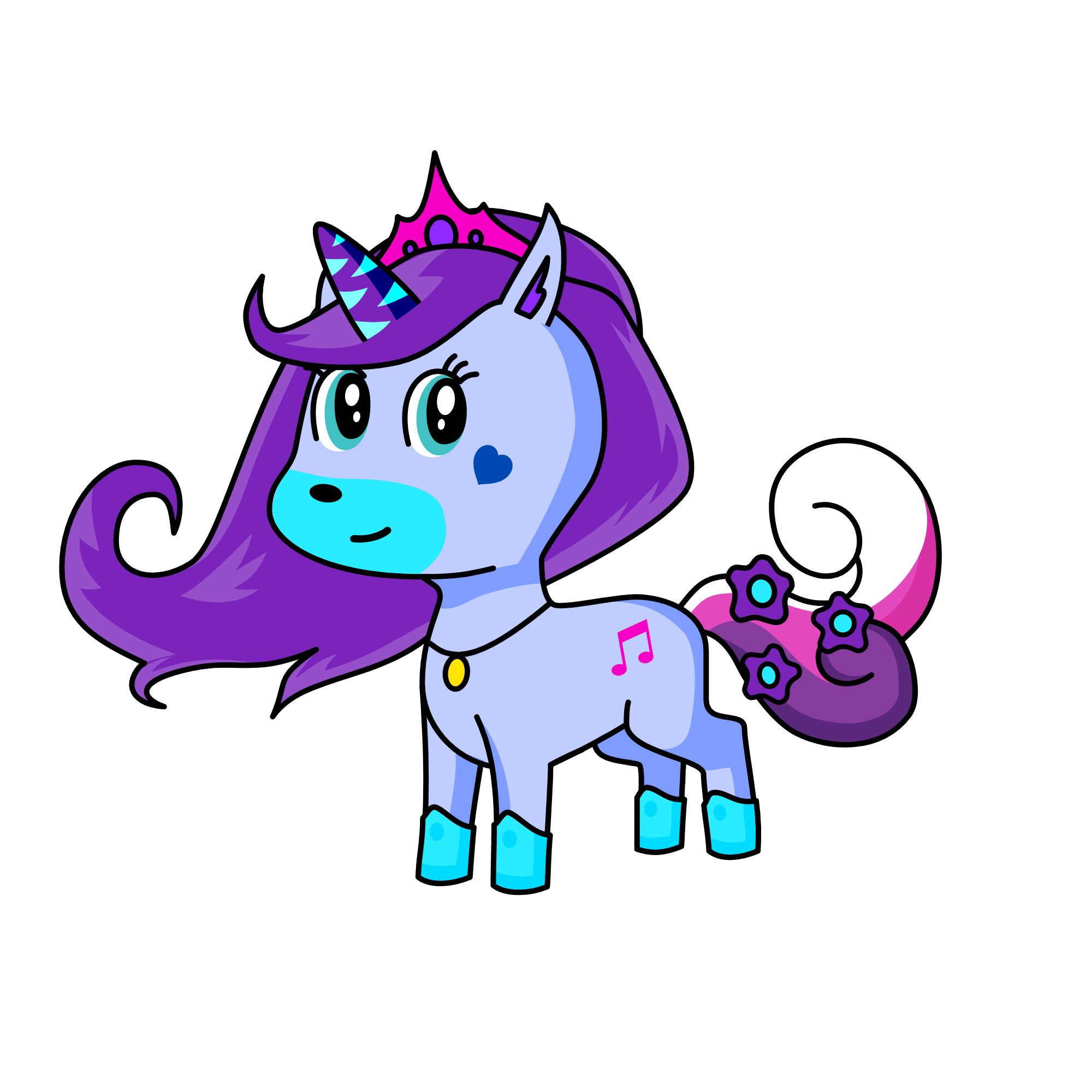Arianda, the unicorn