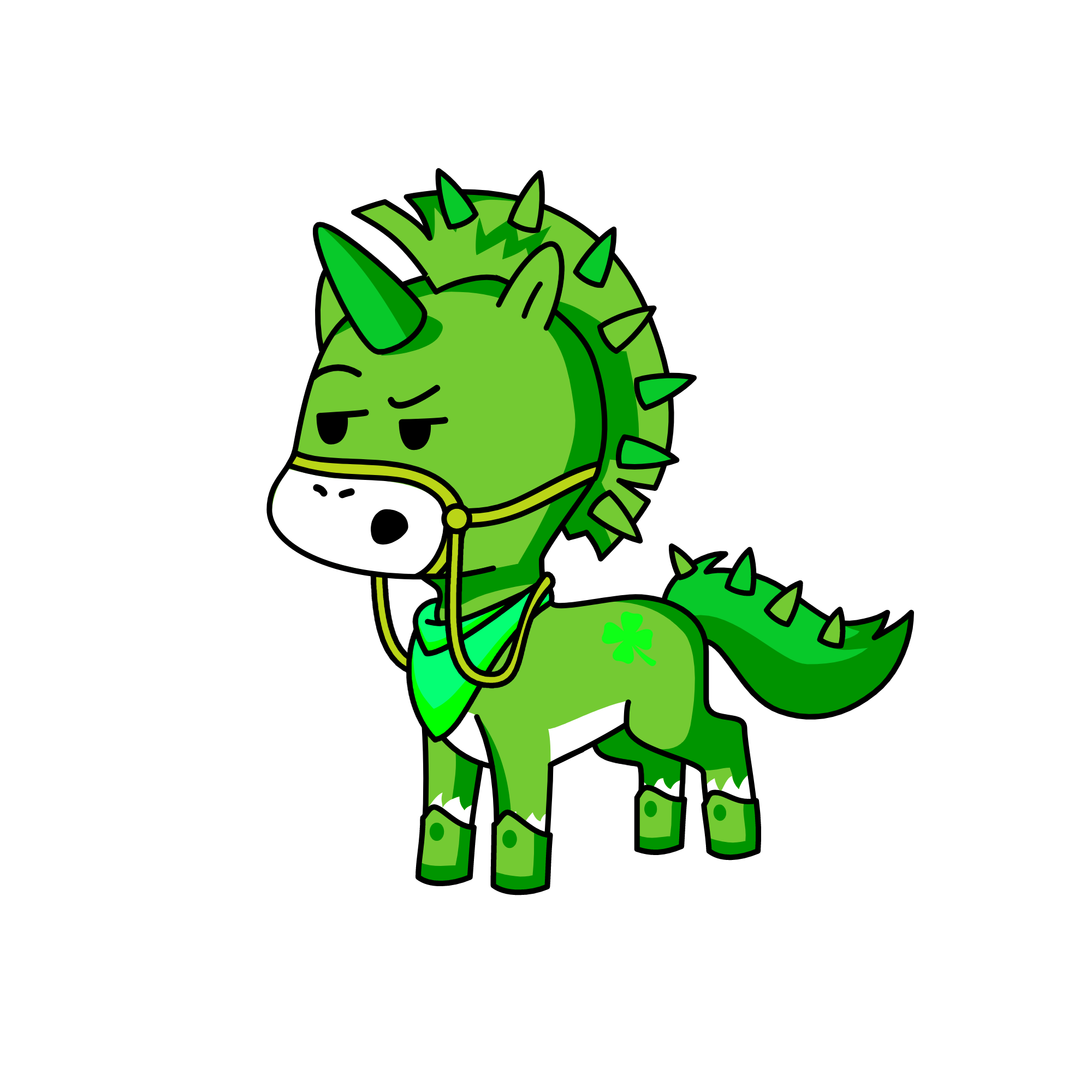 Greenty_Corn, the unicorn