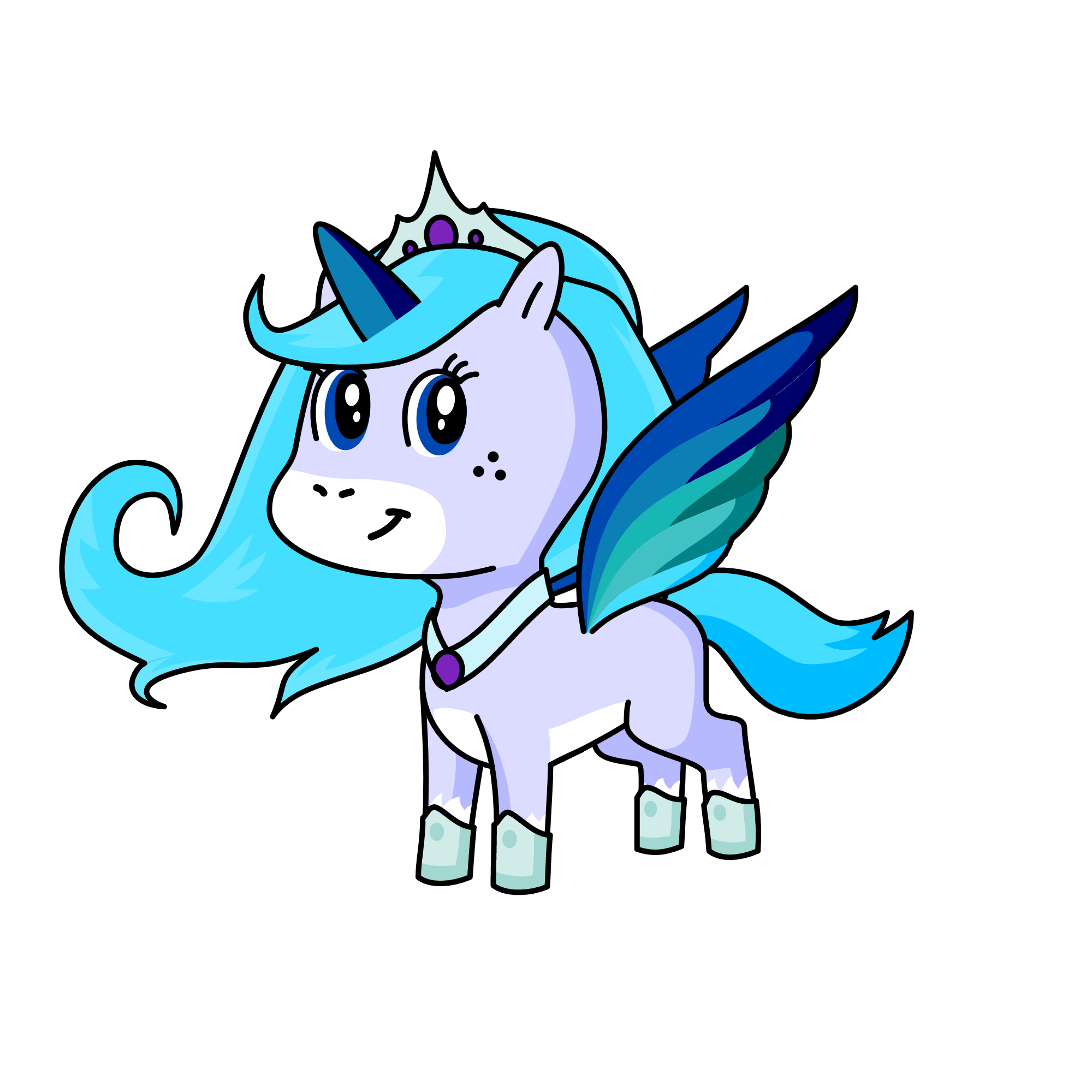 Frosty, the unicorn