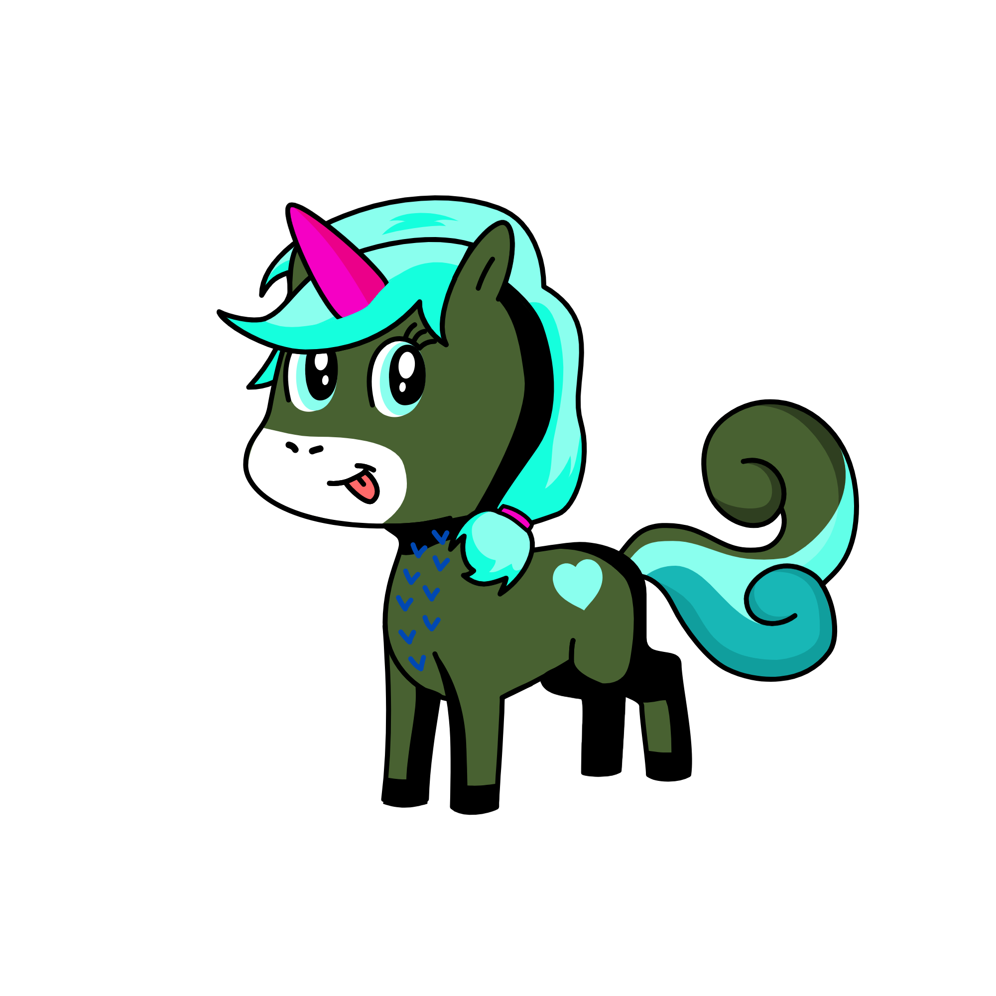 poop, the unicorn