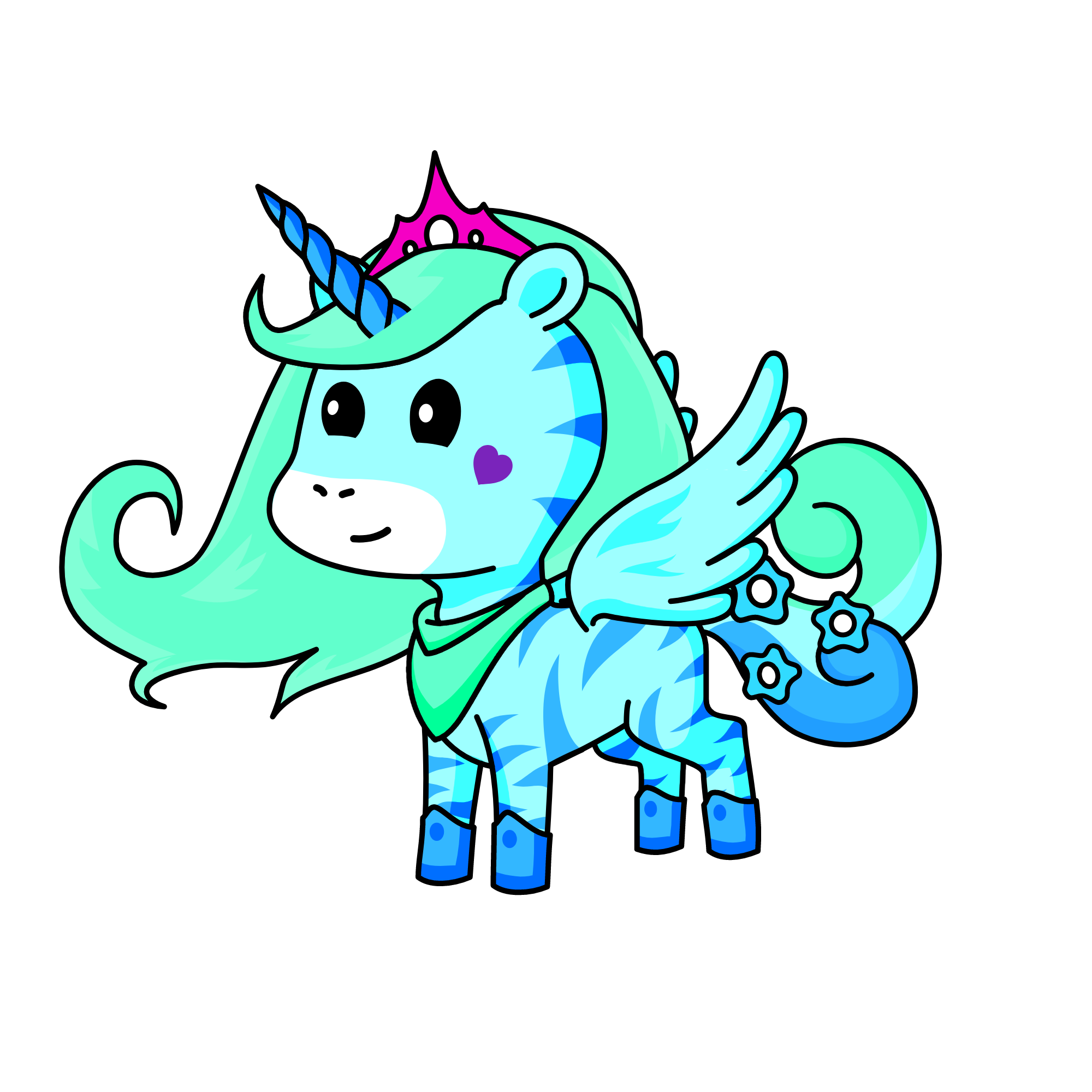 Shimmer, the unicorn