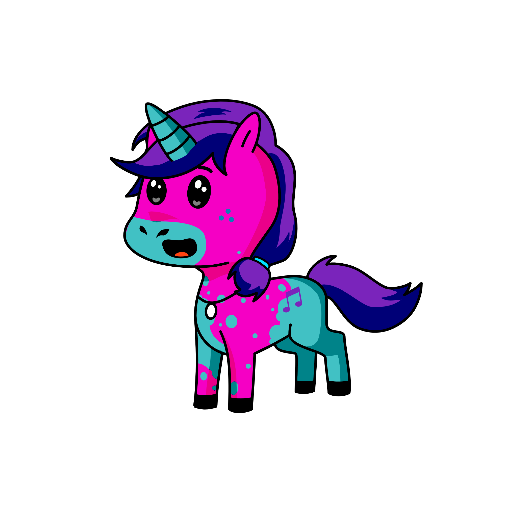 Jello, the unicorn