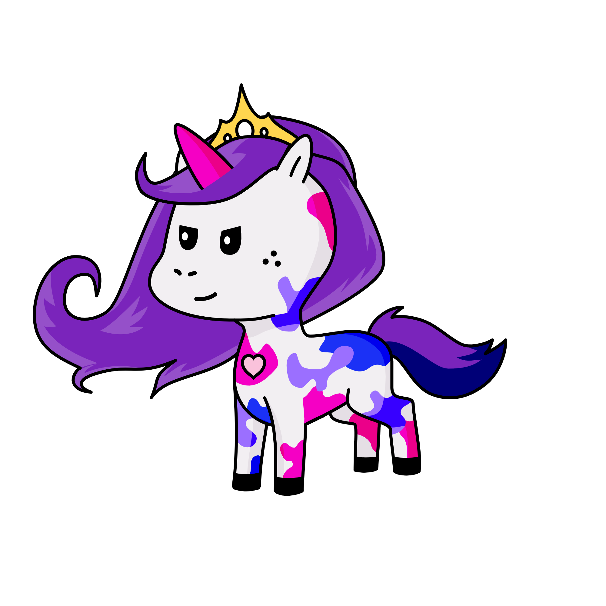 Princess Carlie, the unicorn
