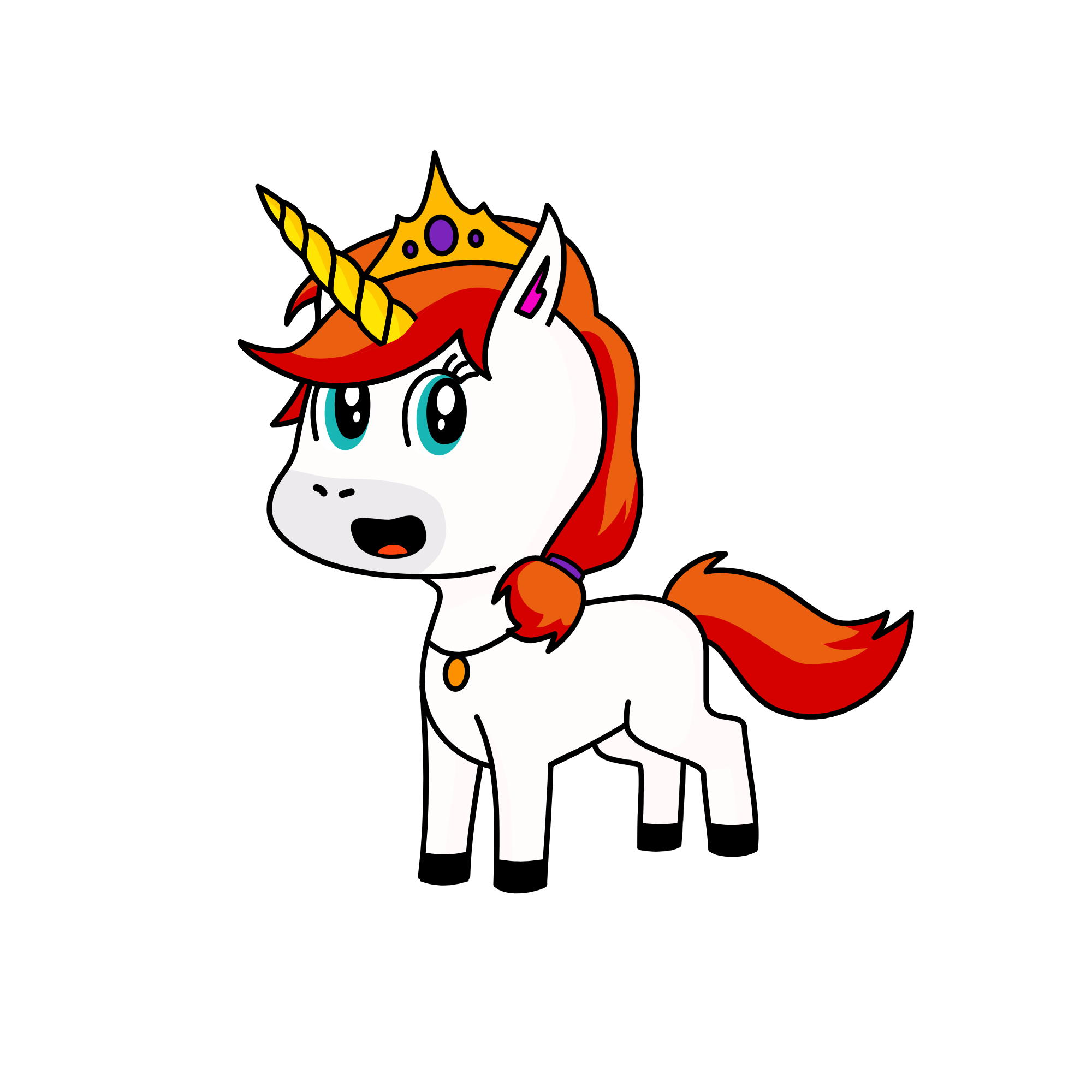 Ms. Dainty Hooves, the unicorn