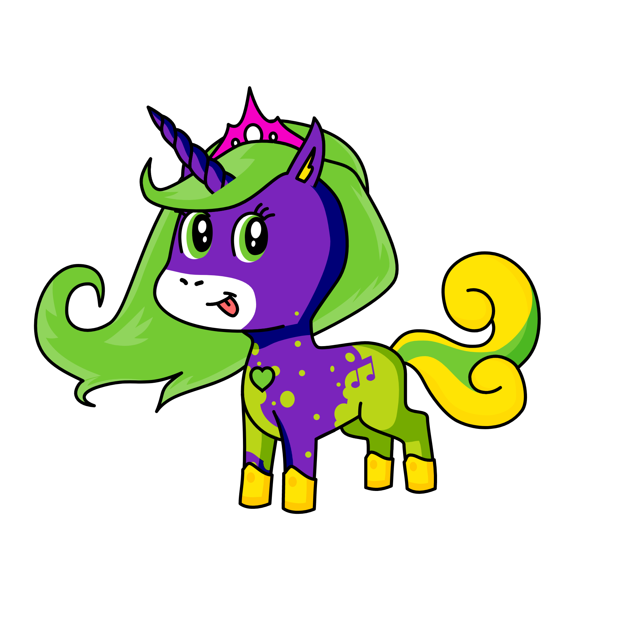 Canvas, the unicorn